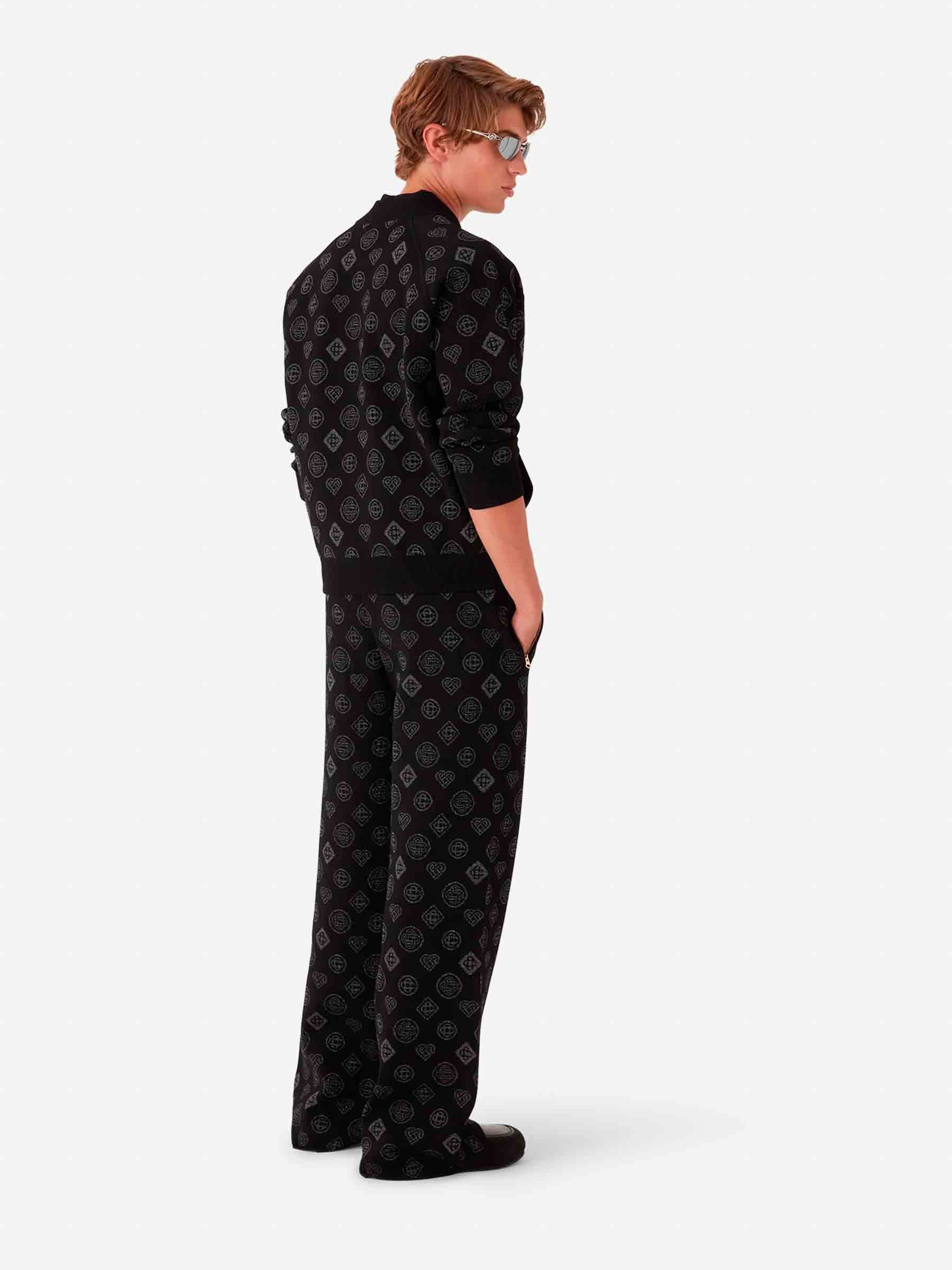 MONOGRAM KNIT PANTS - 3