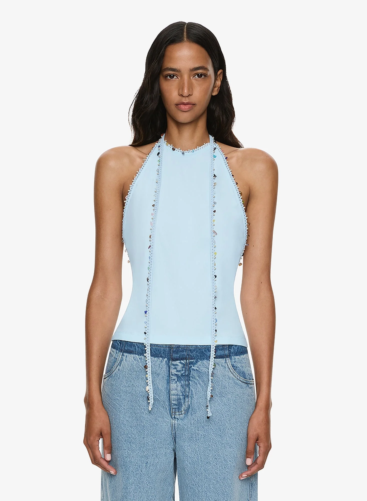 Beach Quartz Halter Lycra Top - 1