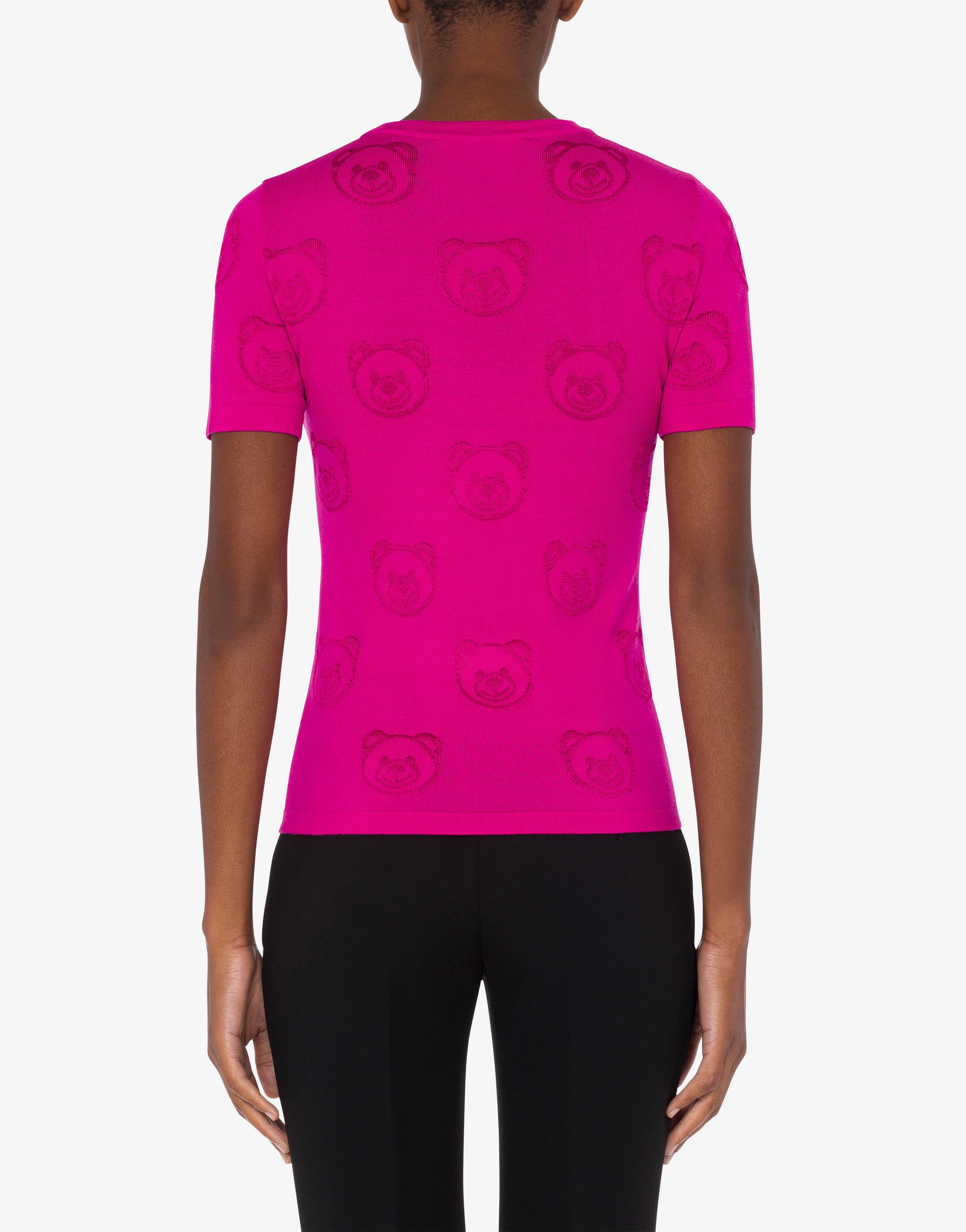 ALL-OVER TEDDY BEAR KNIT TOP - 3