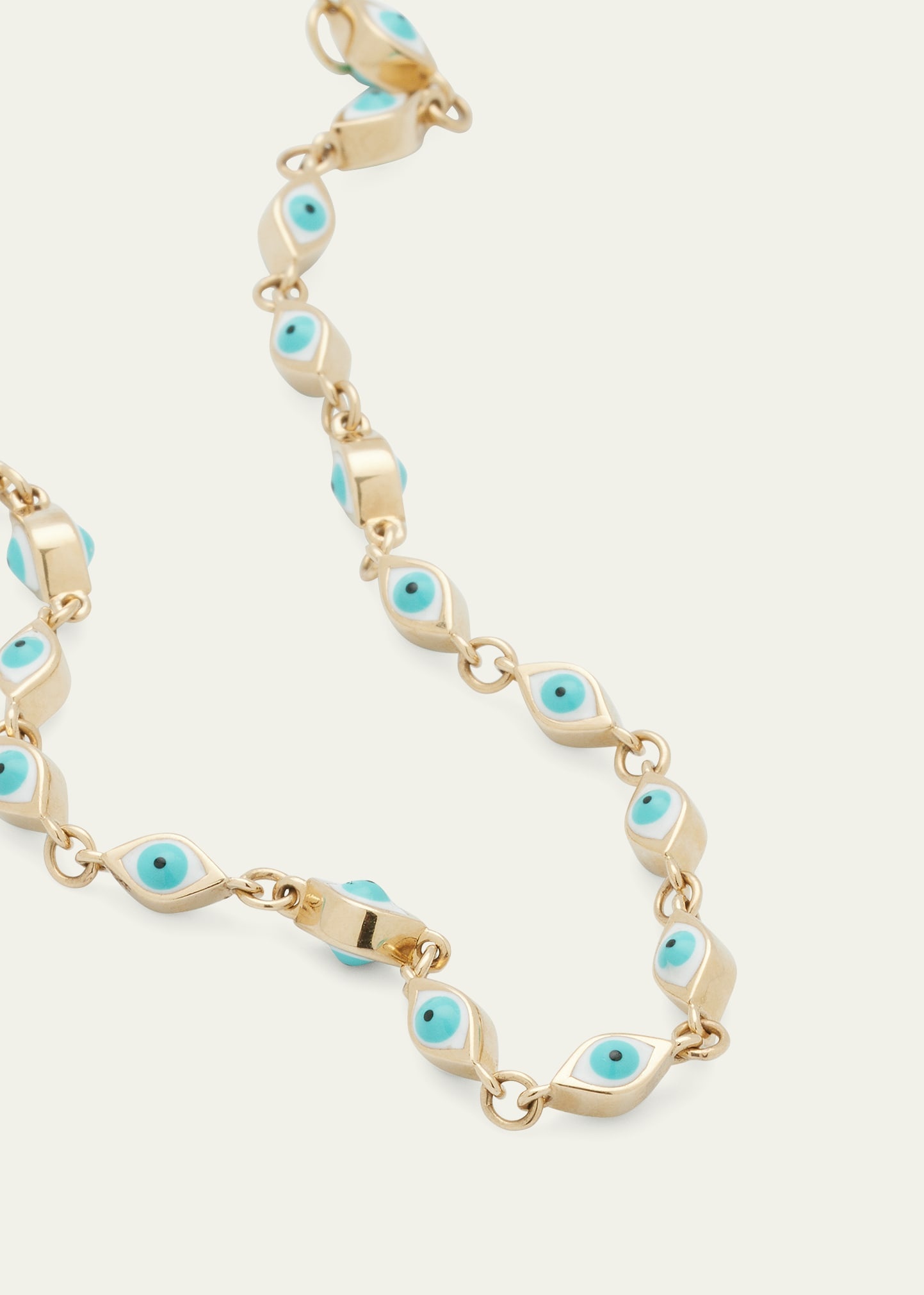 Mini Enamel Evil Eye Eternity Bracelet - 3