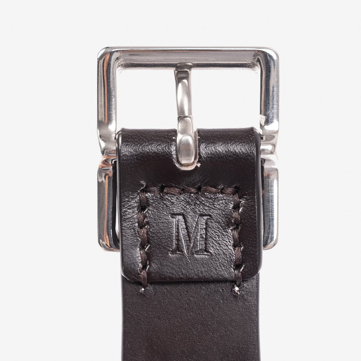 OGL Single Prong 1.1" Scout Leather Belt - Brown - 5