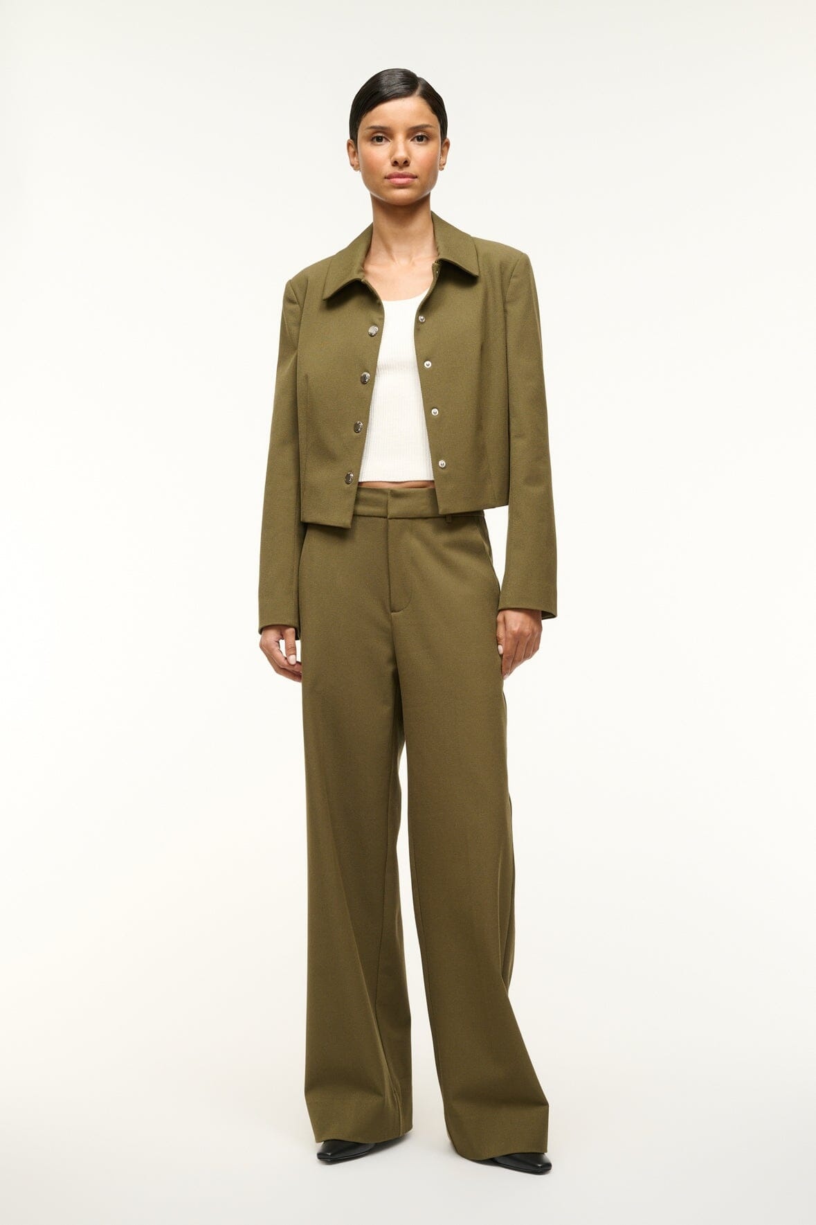 STAUD MARINO JACKET SERGEANT GREEN - 4