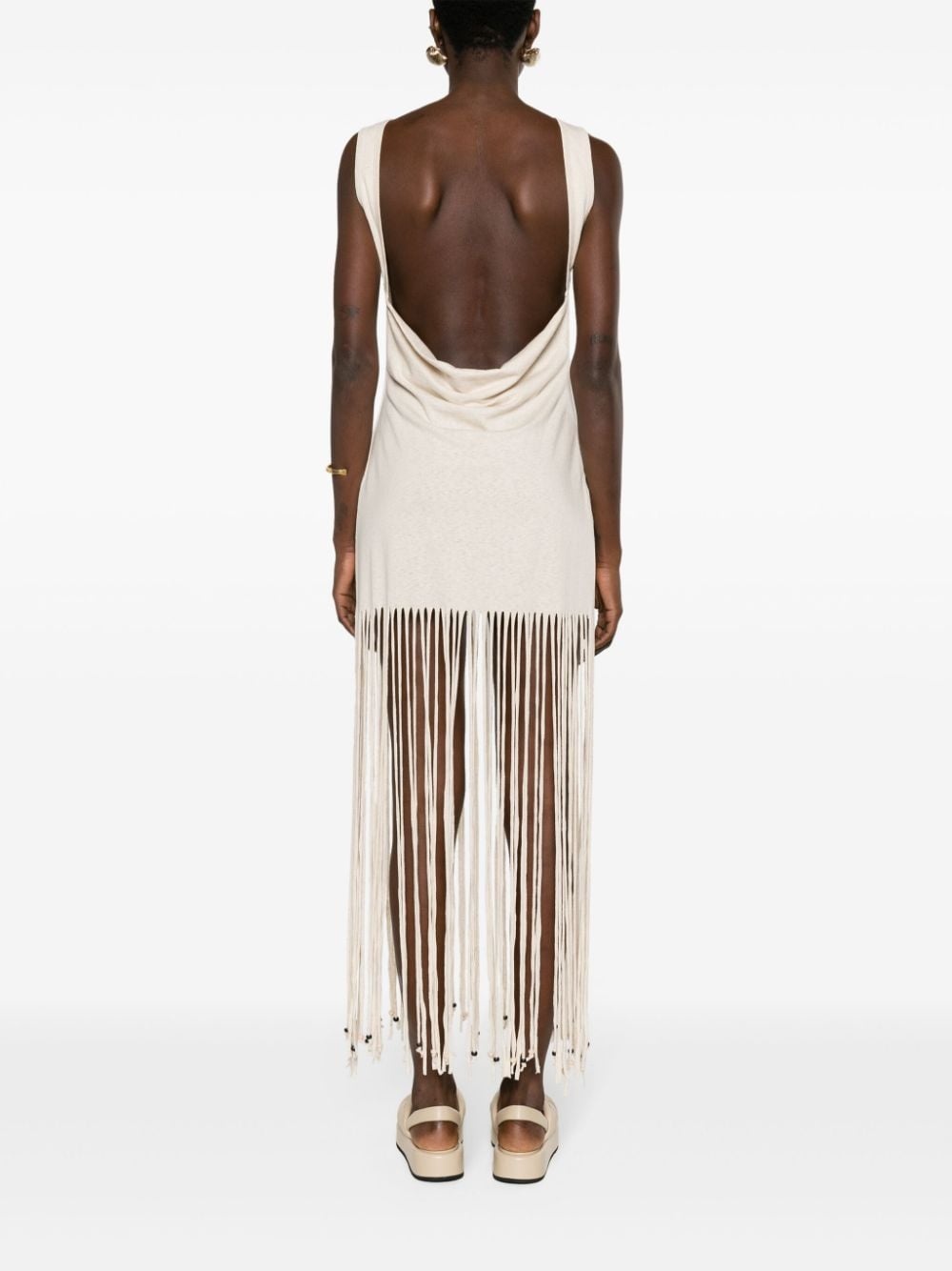 Monsoon fringed maxi dress - 4