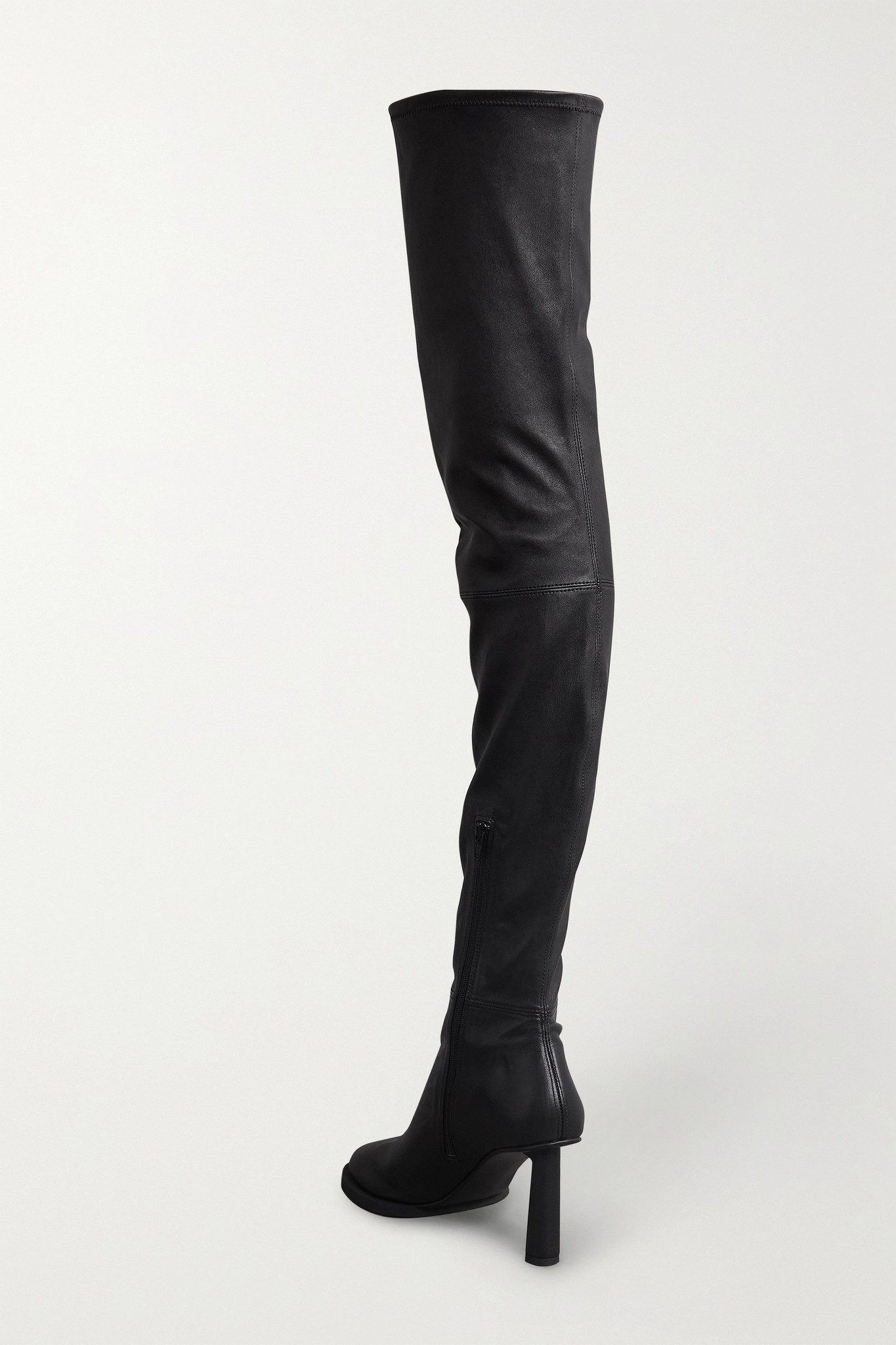 Carré Ronds leather over-the-knee boots - 3