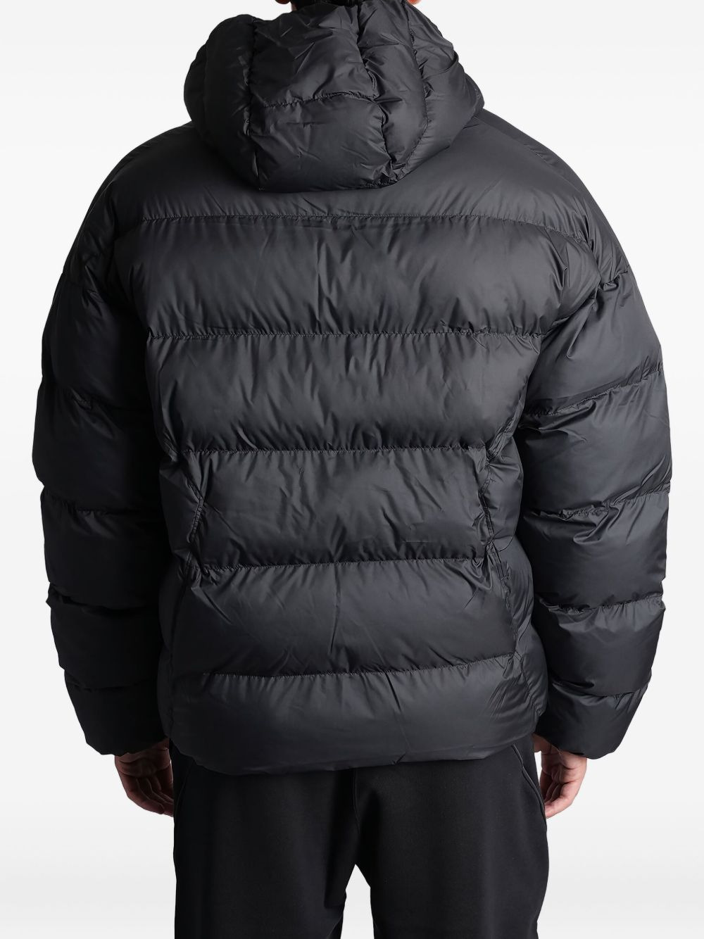 logo-detail padded jacket - 4