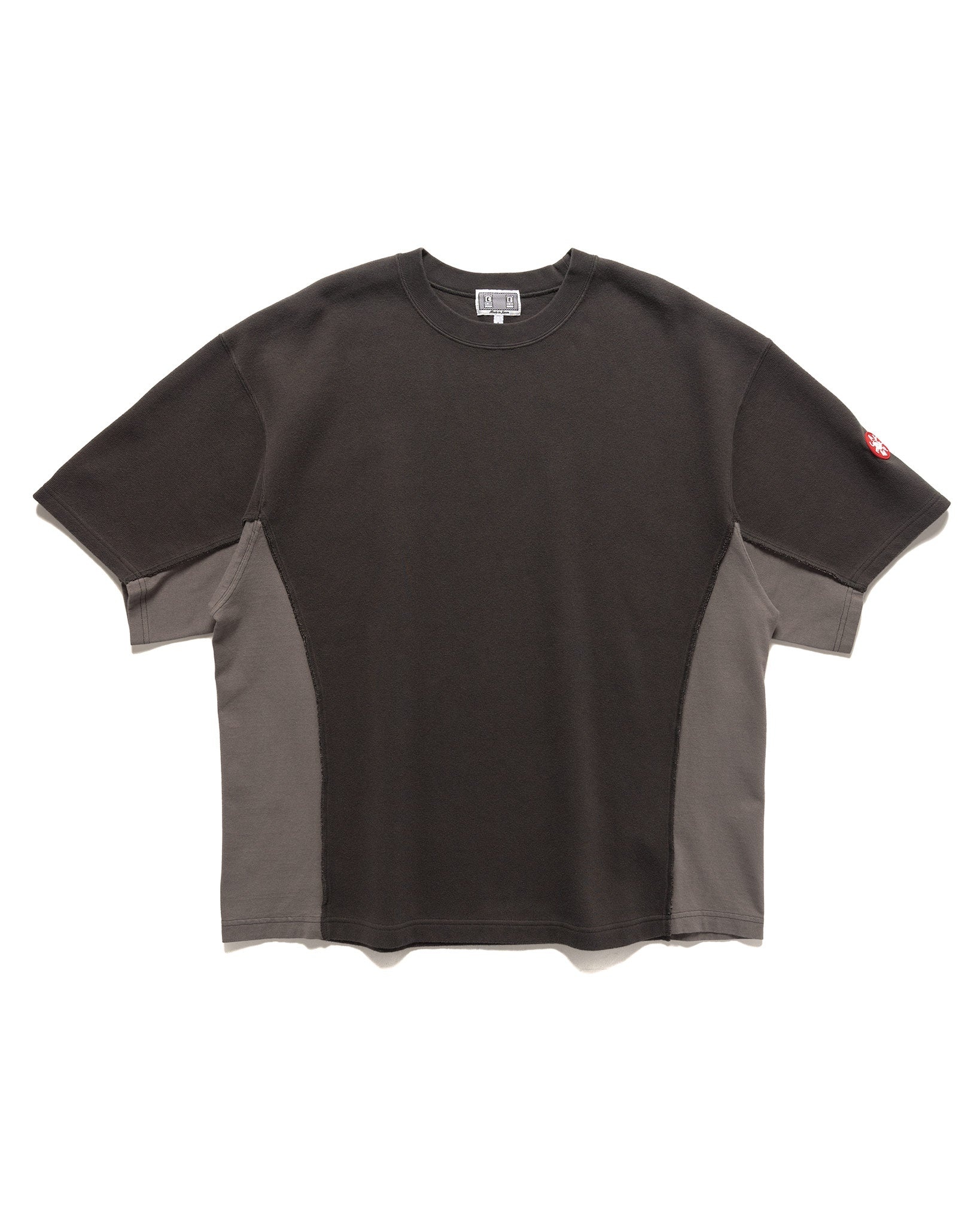 Side Seam Double Knit T Charcoal - 1