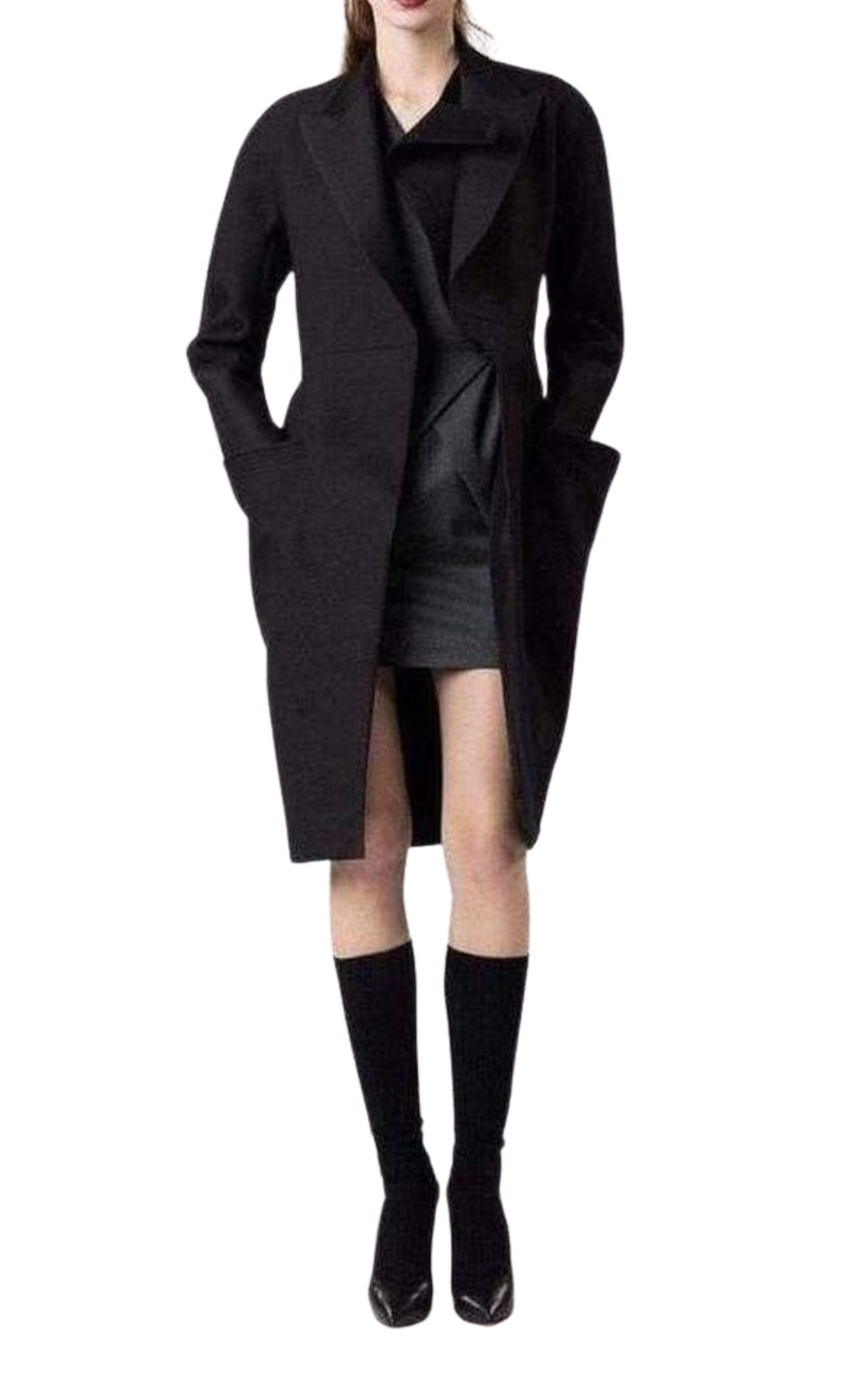 Hourglass Wool Coat - 2