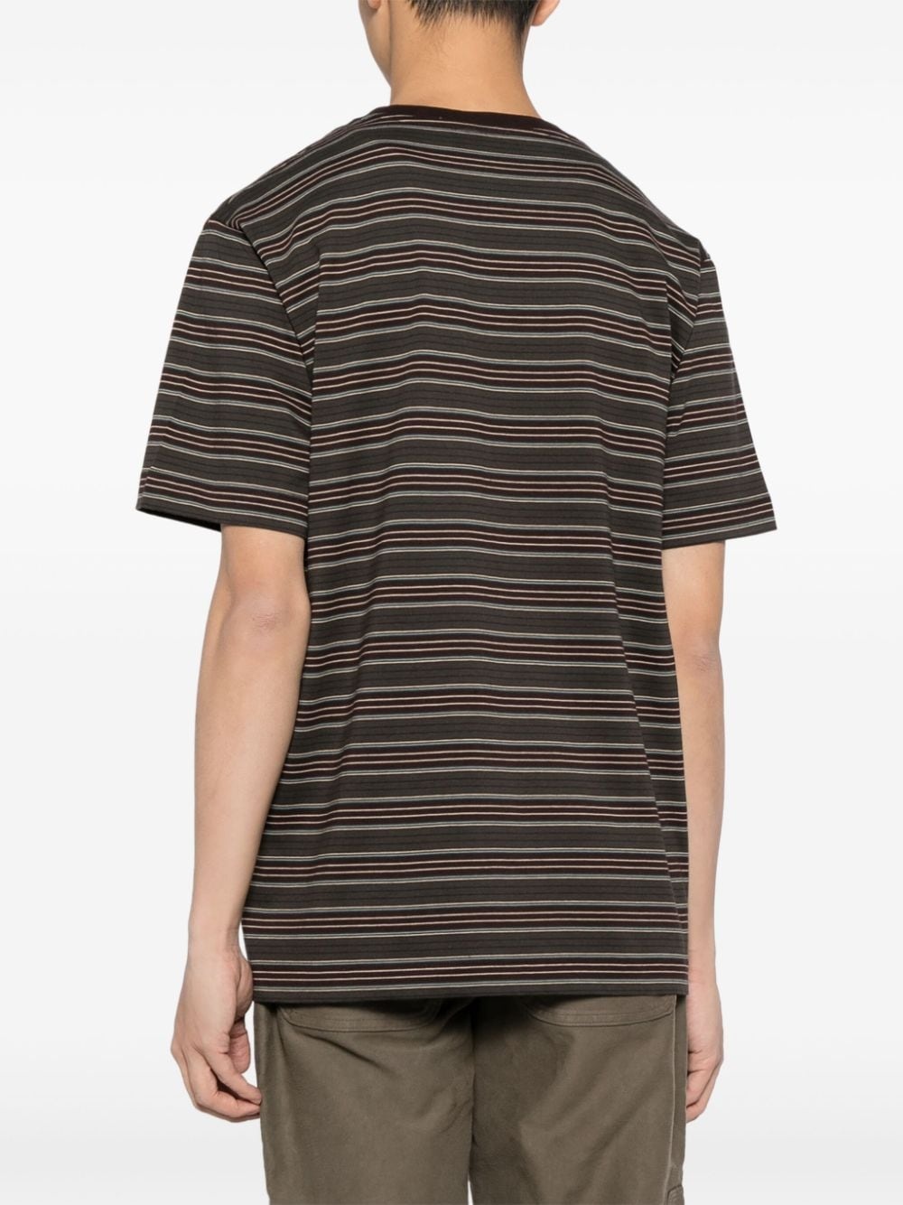 striped cotton T-shirt - 4