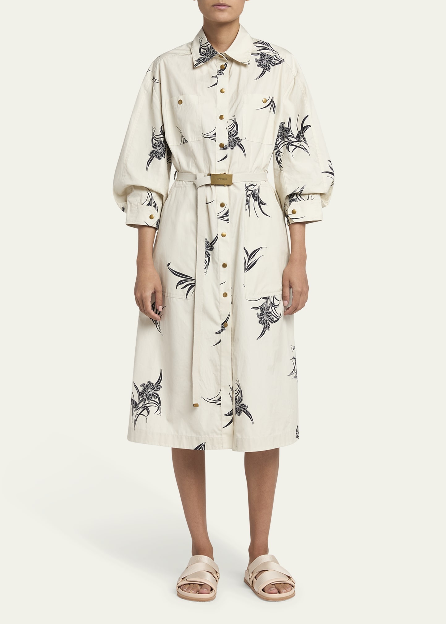 Printed Shirtdress - 2