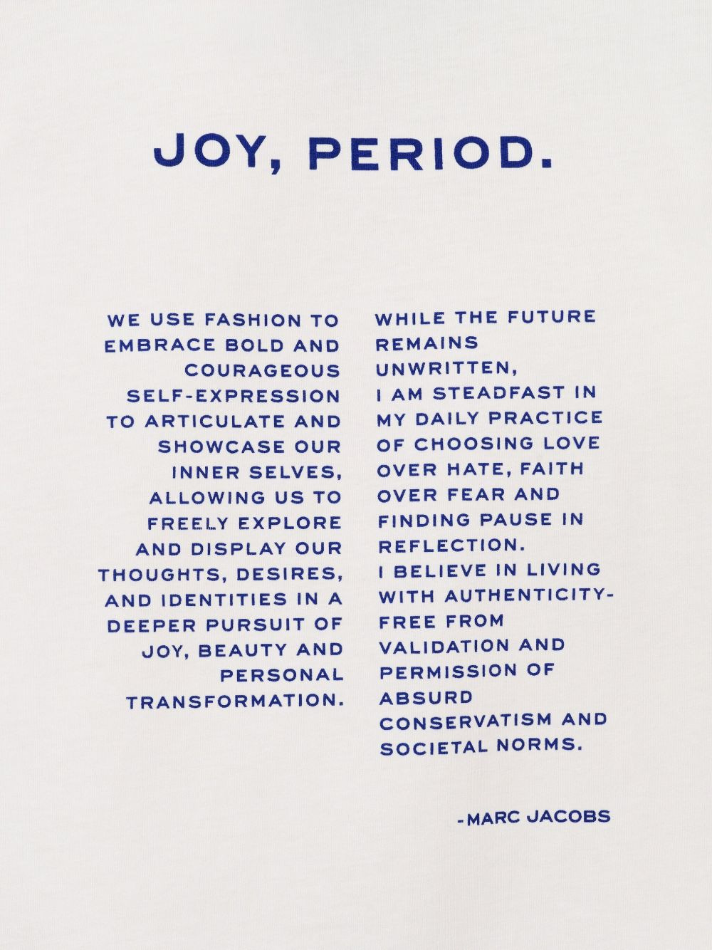Joy velvet-logo T-shirt - 5