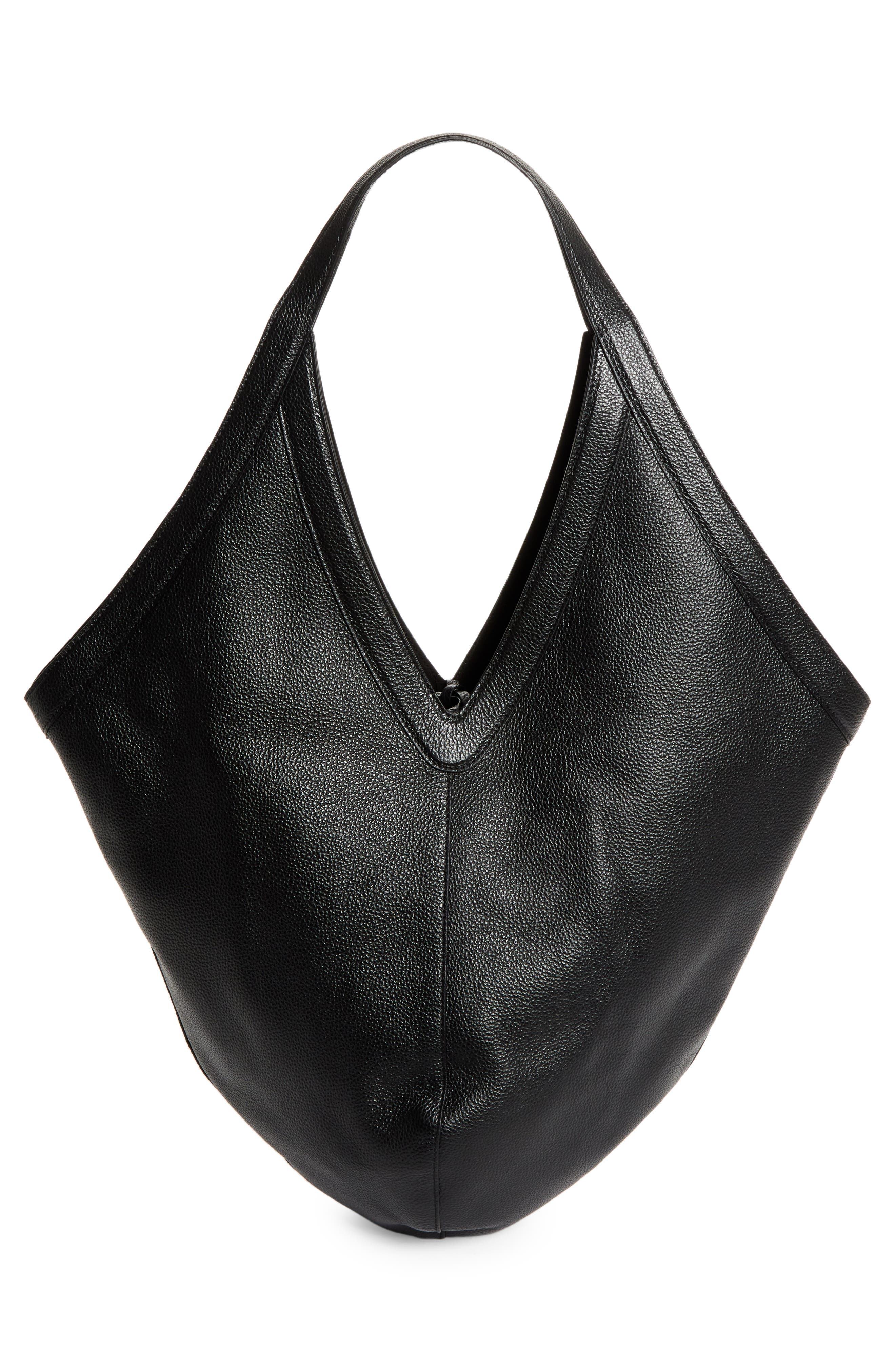 Soft M Leather Hobo Bag - 3