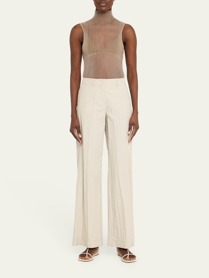 AISLING CAMPS Sleeveless Modern Mist Sheer Turtleneck outlook