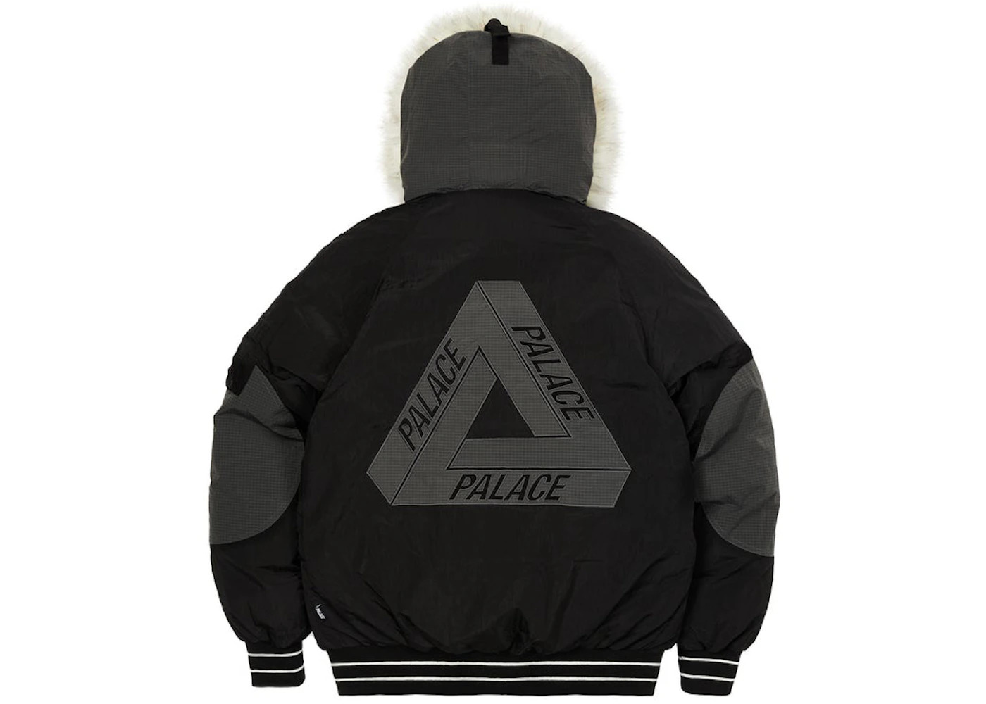 Palace P-2B Short Parka (FW21) Black - 3