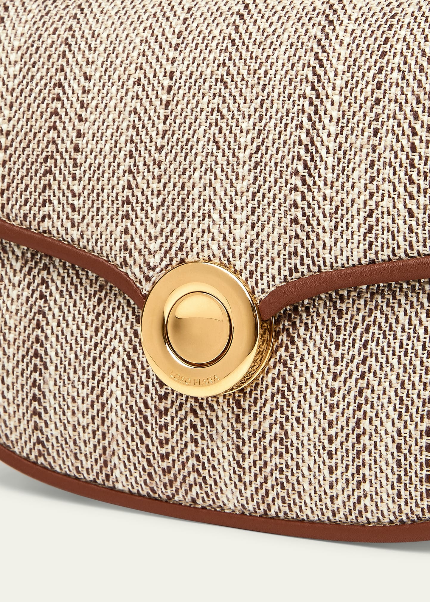 Mini Ghiera Chevron Bag in Silk Blend - 4