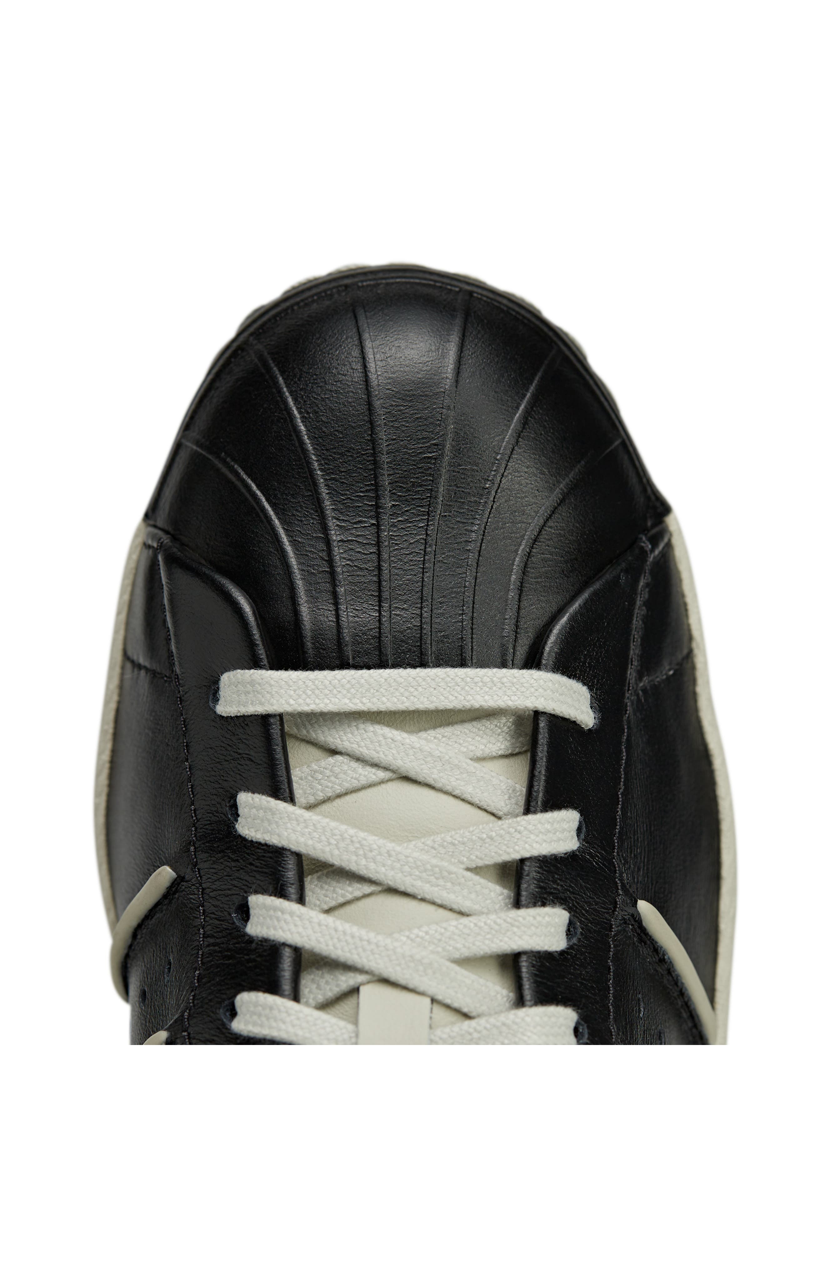 Y-3 Superstar Sneaker in Black/Black/Talc at Nordstrom - 7
