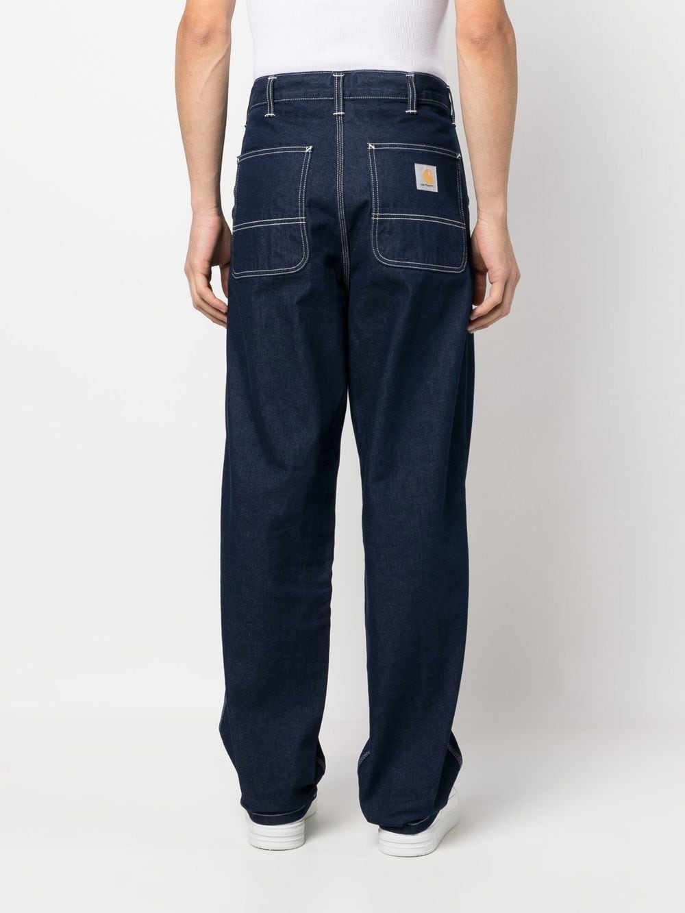 Simple straight-leg jeans - 4