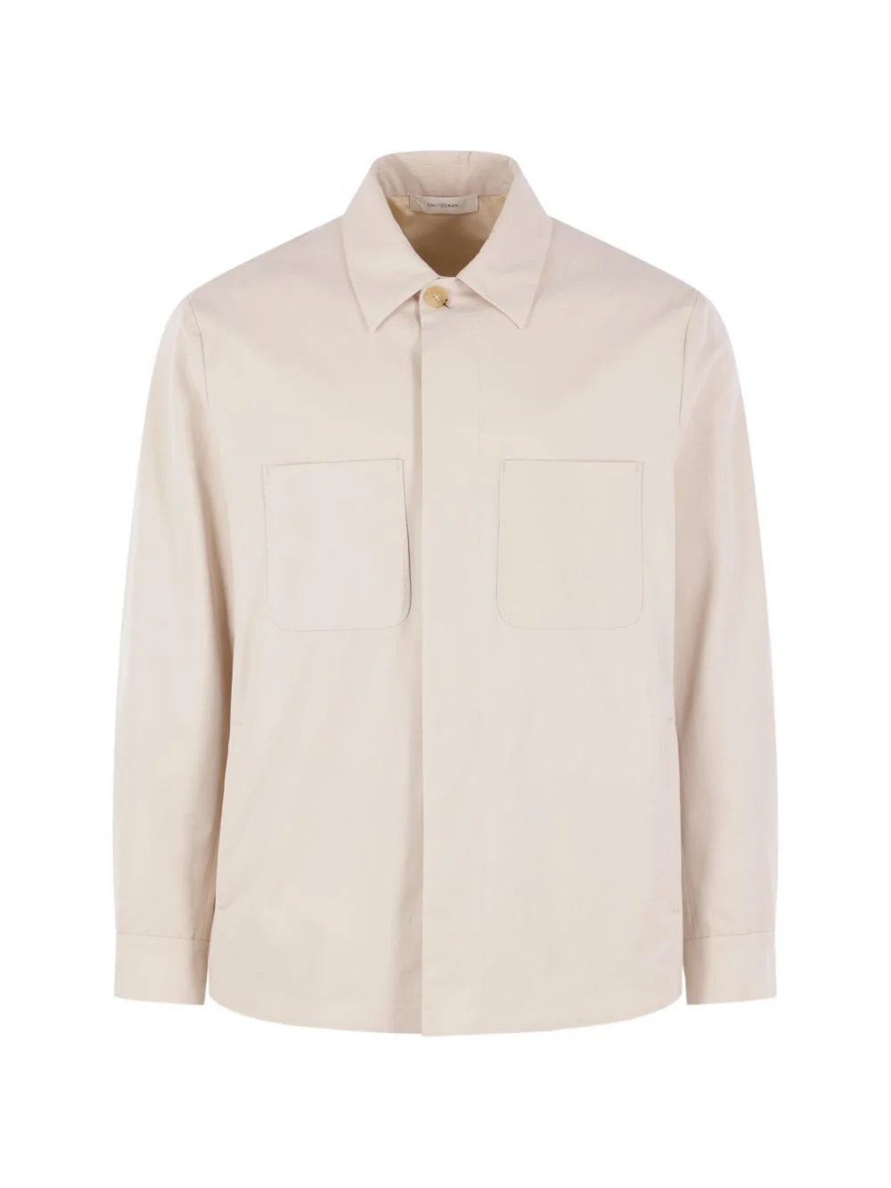Jerome patch-pocket twill-pocket overshirt - 1