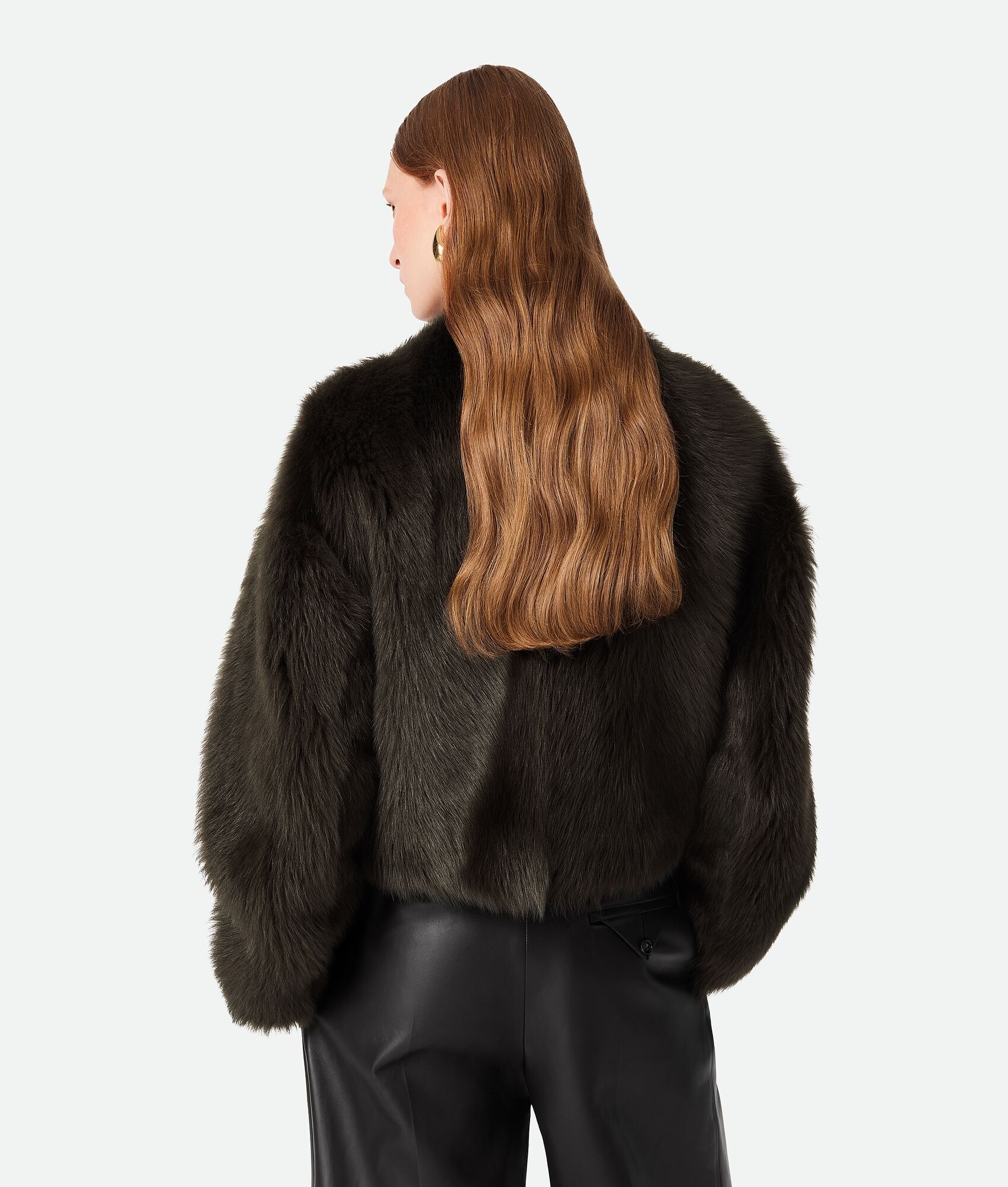 Toscana Shearling Cropped Blouson - 3