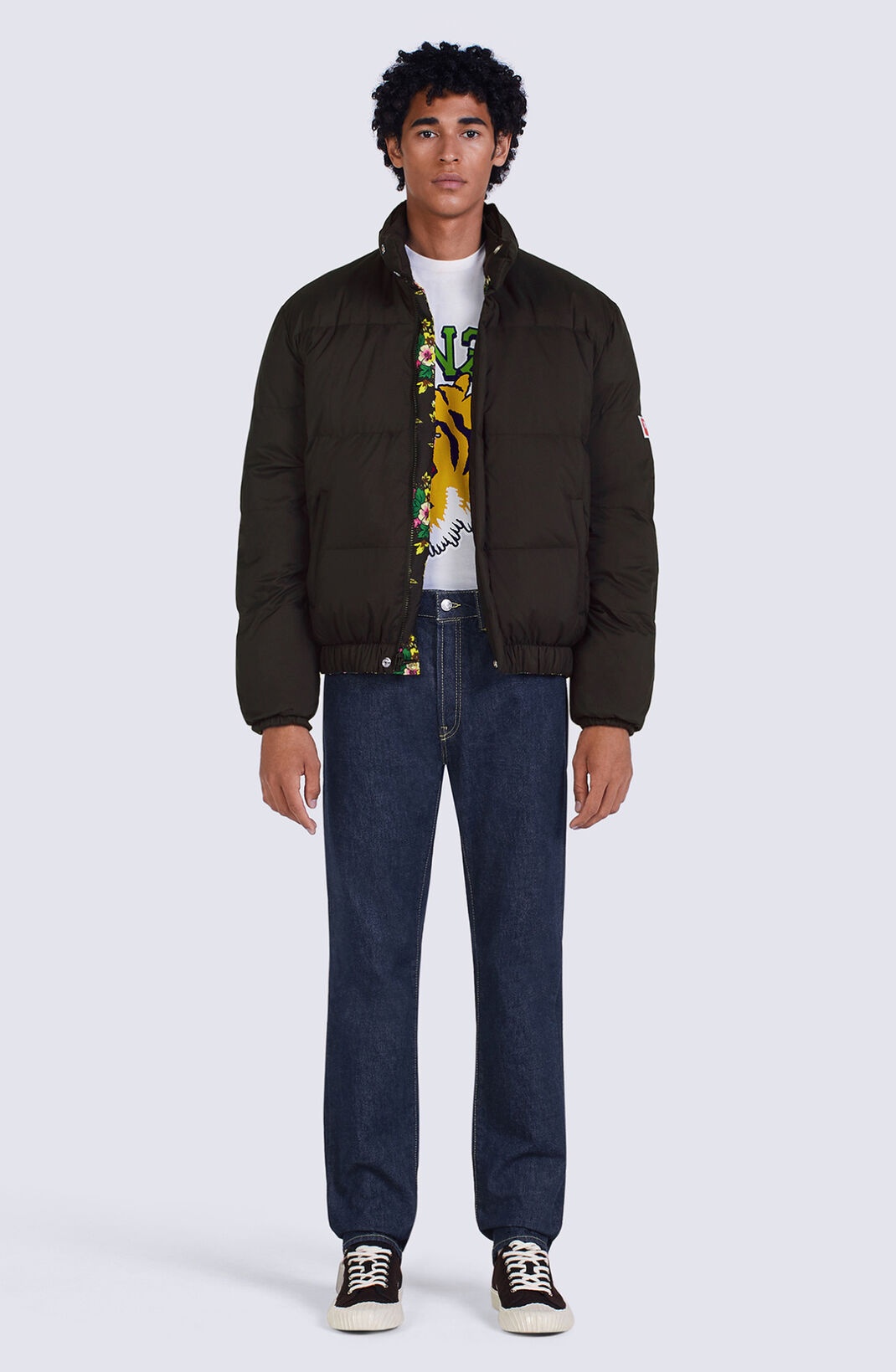 Reversible 'Pop Bouquet' puffer jacket - 6