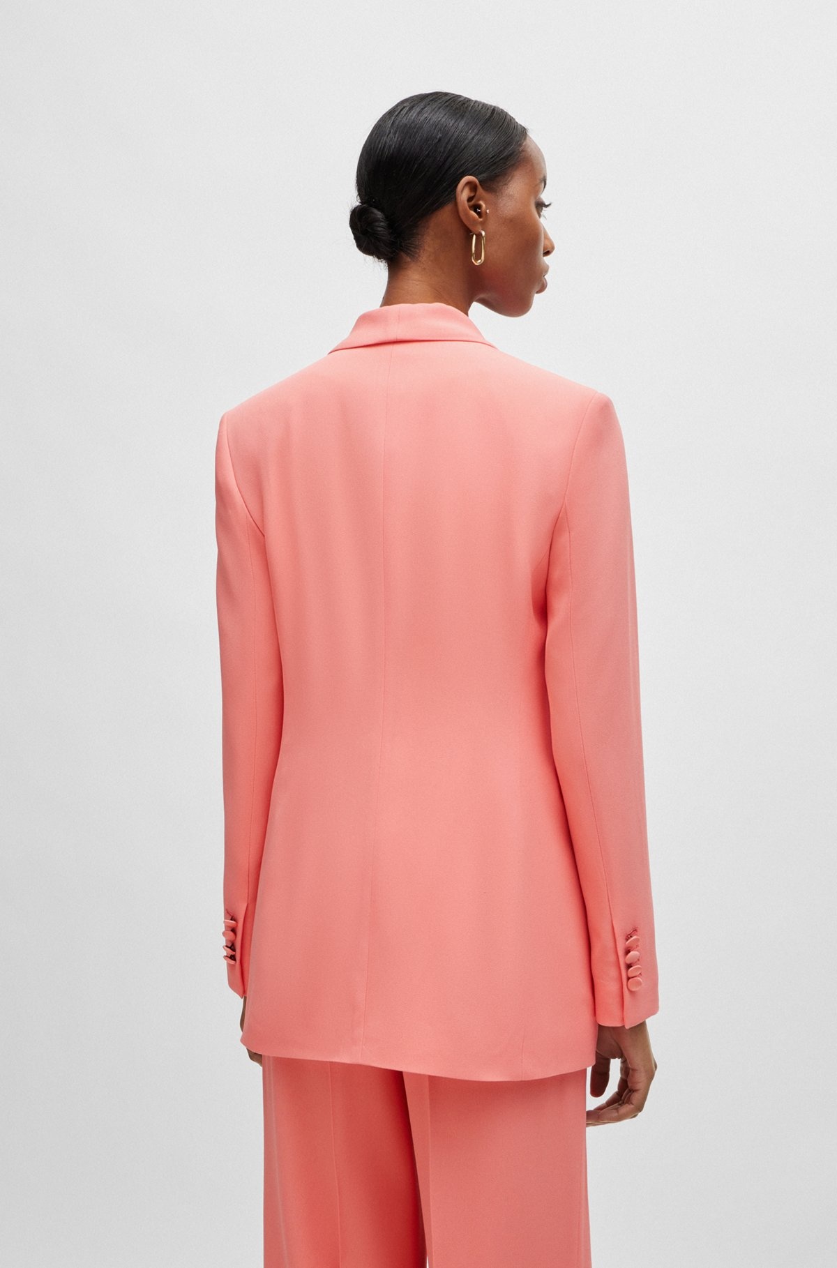REGULAR-FIT JACKET WITH EDGE-TO-EDGE FRONT - 4