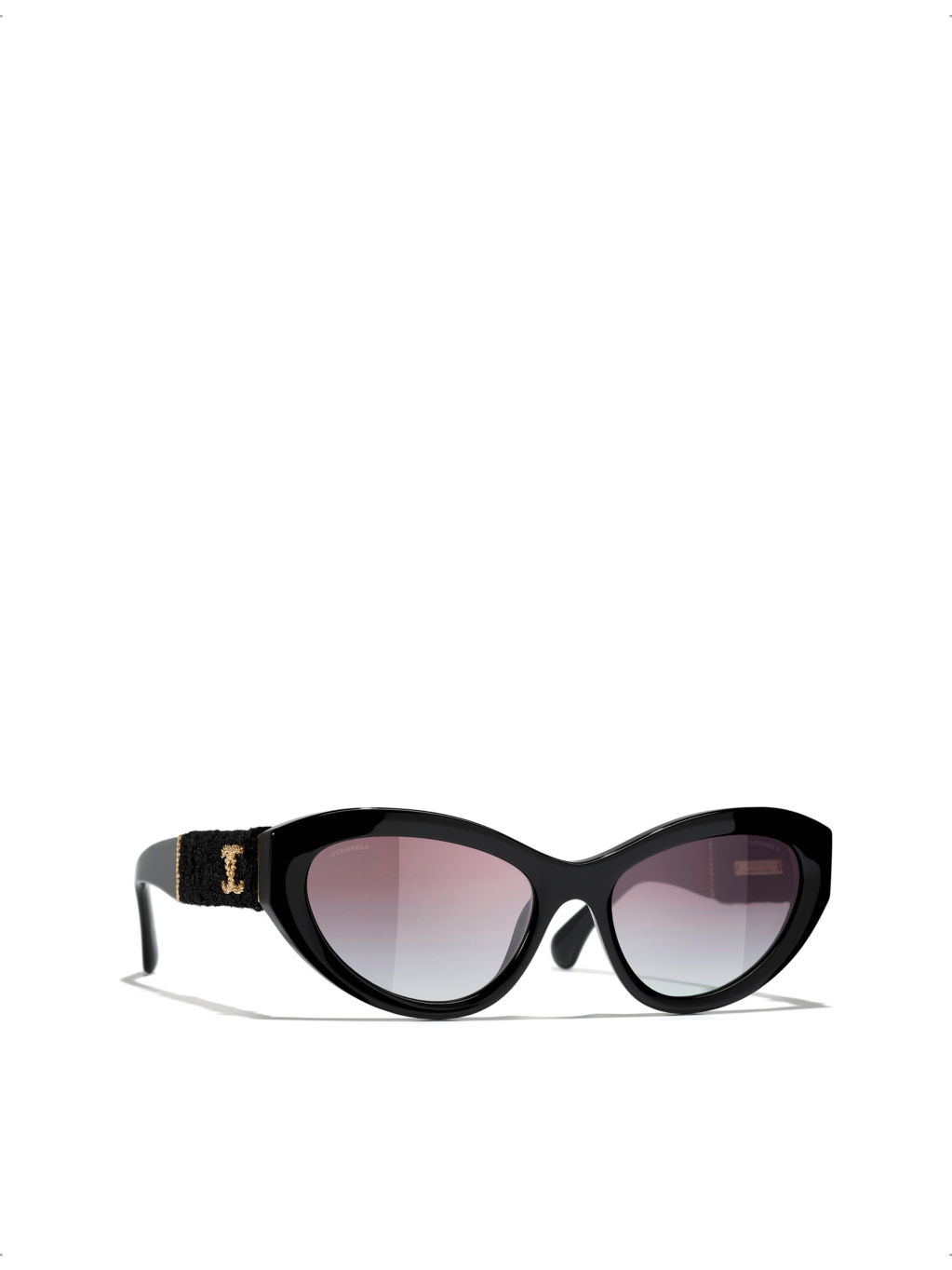 CH5513 cat eye-frame acetate sunglasses - 3