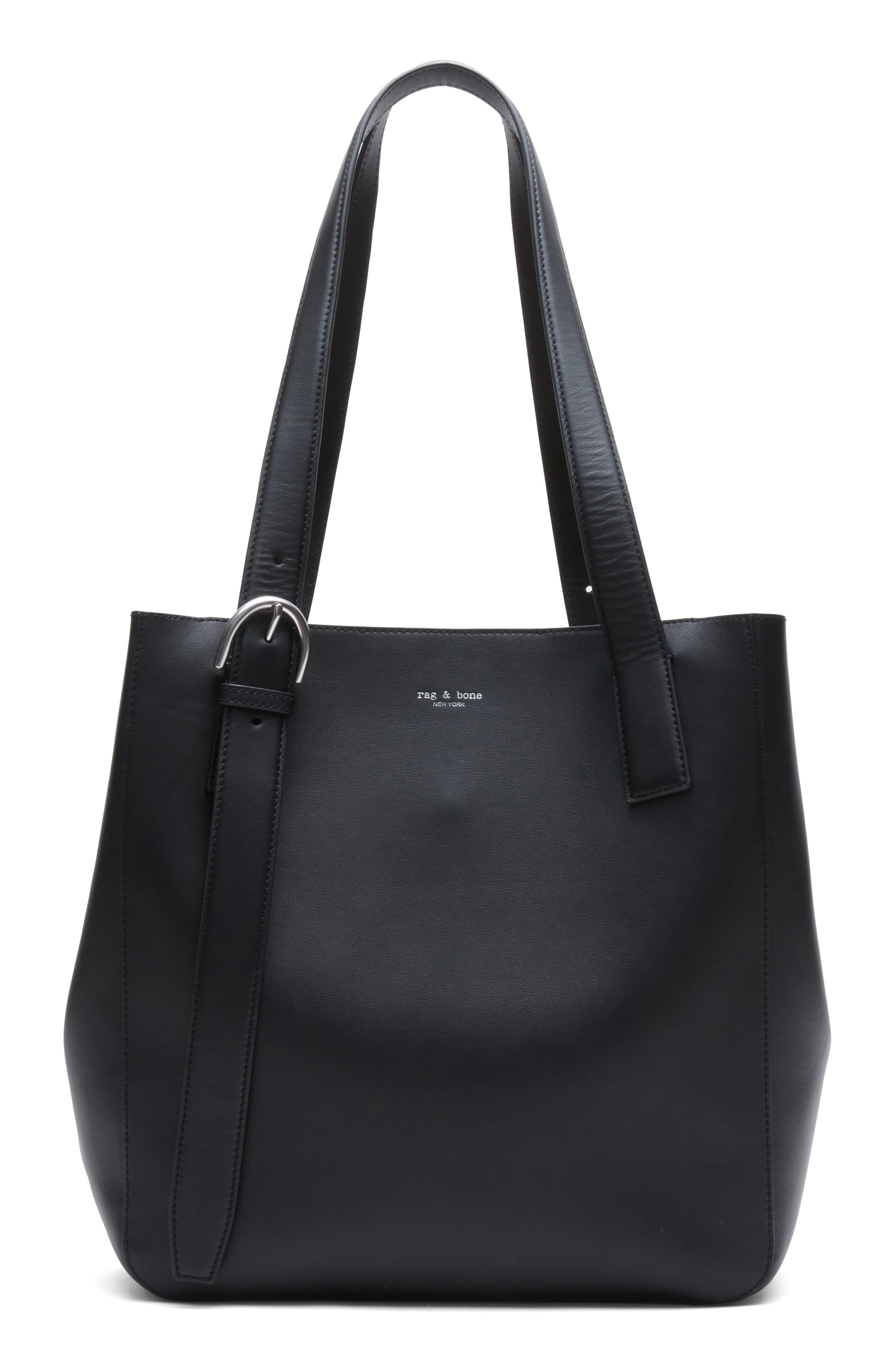 rag & bone Parker Leather Tote in Black at Nordstrom - 6