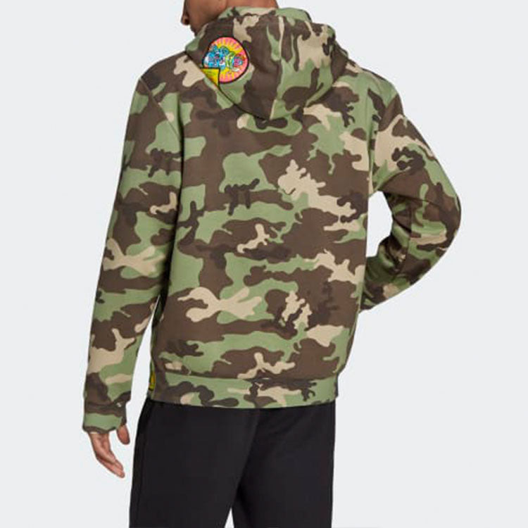Men's adidas originals x JEREMY SCOT Crossover Pattern Fleece Multi-Color H53373 - 4