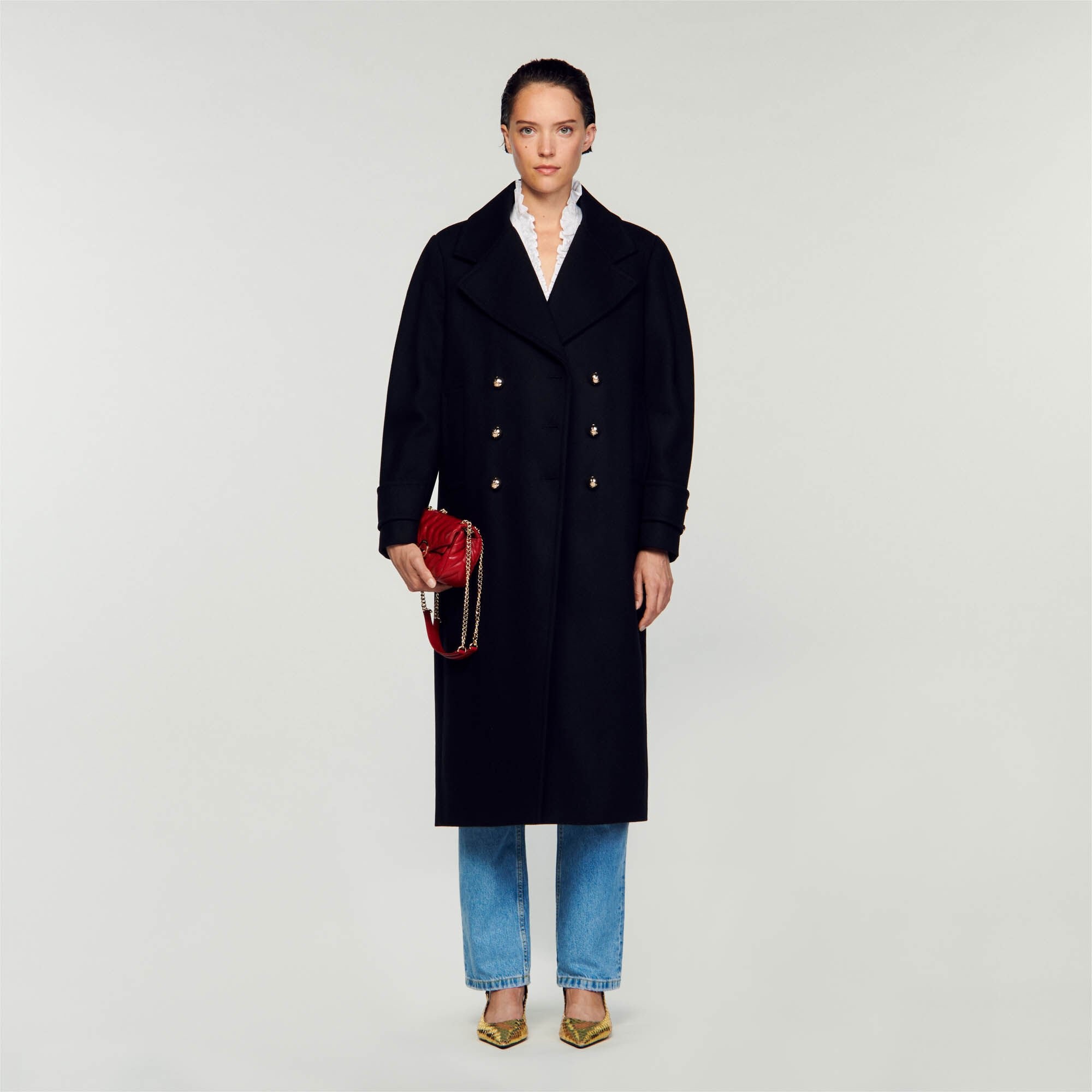 LAPEL COLLAR COAT - 2