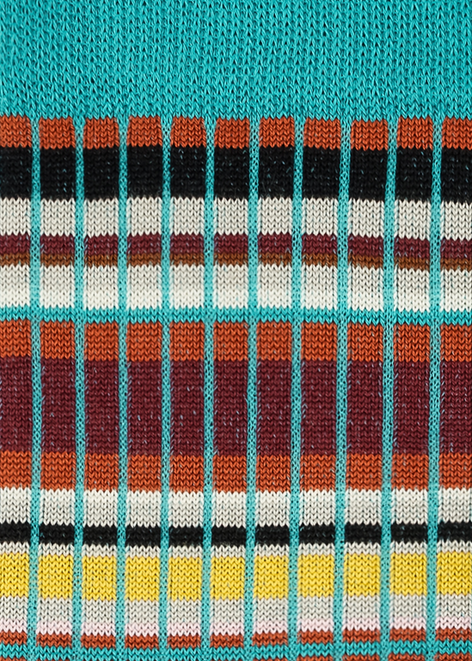 Blue 'Signature Stripe' Ribbed Socks - 3