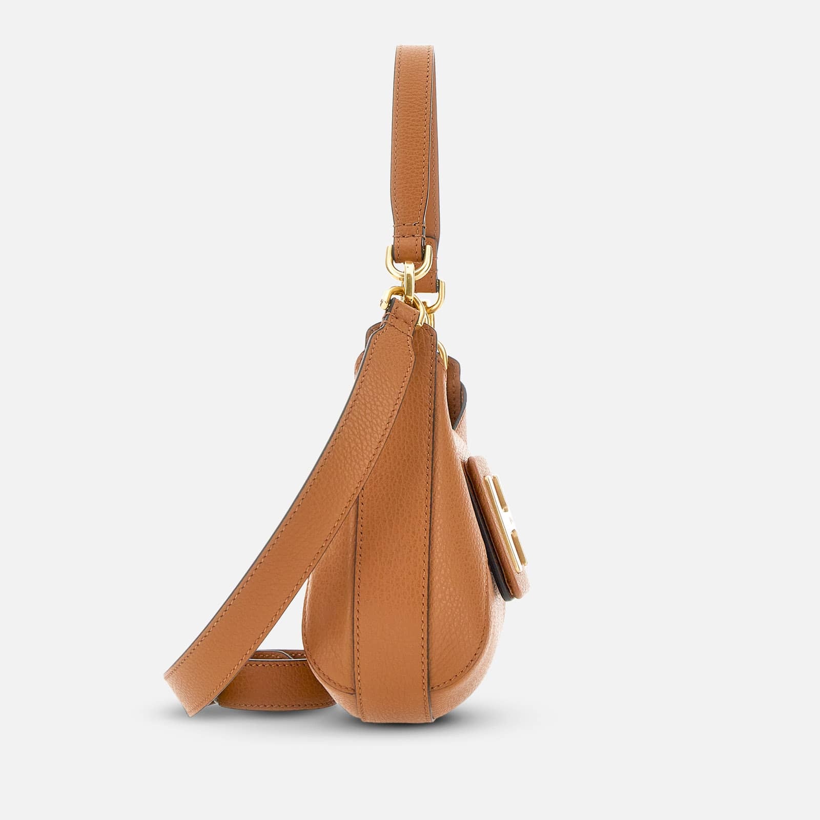 HOGAN - H-bag Mini Hobo Leather Crossbody Bag