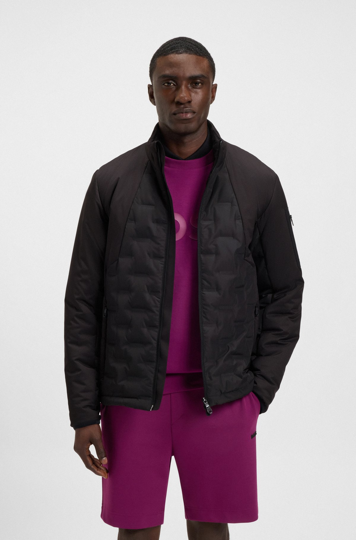 CROPPED DOWN JACKET WITH WATER-REPELLENT FINISH - 2