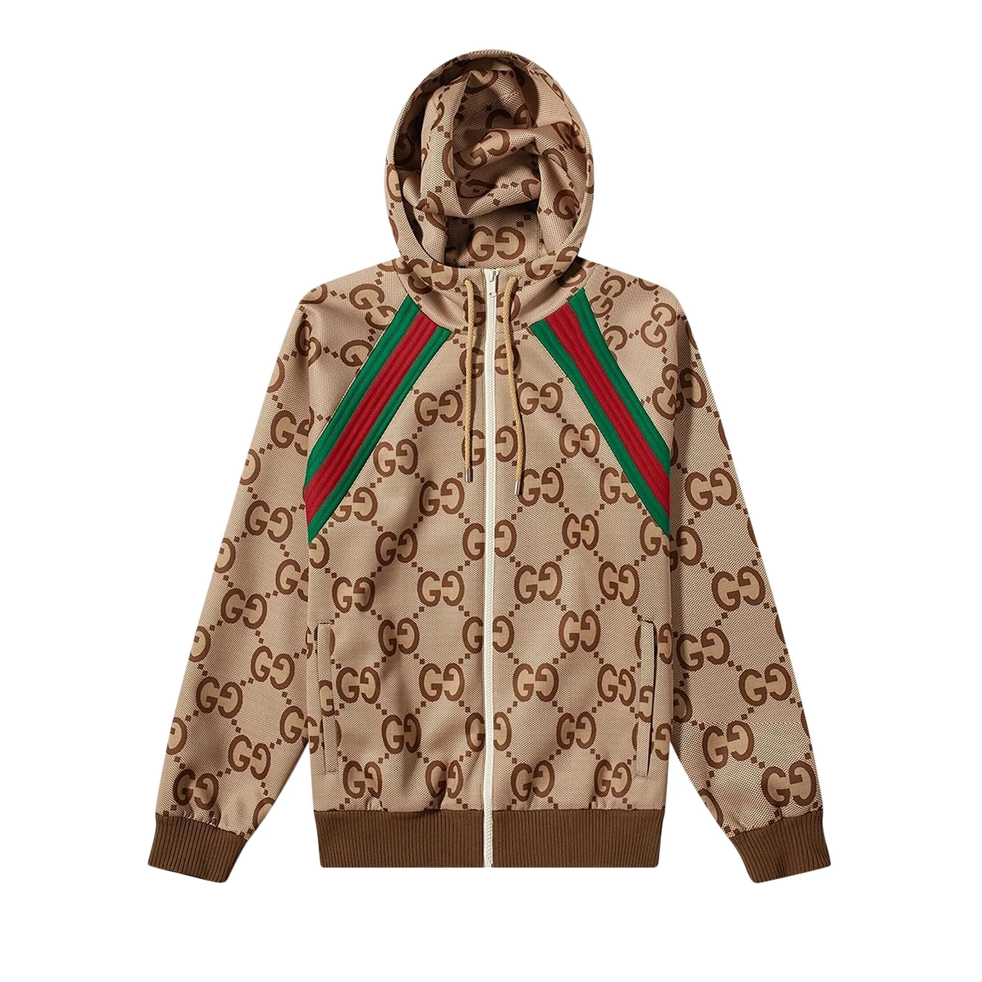 Gucci Light Neoprene Windbreaker 'Beige/Ebony' - 1