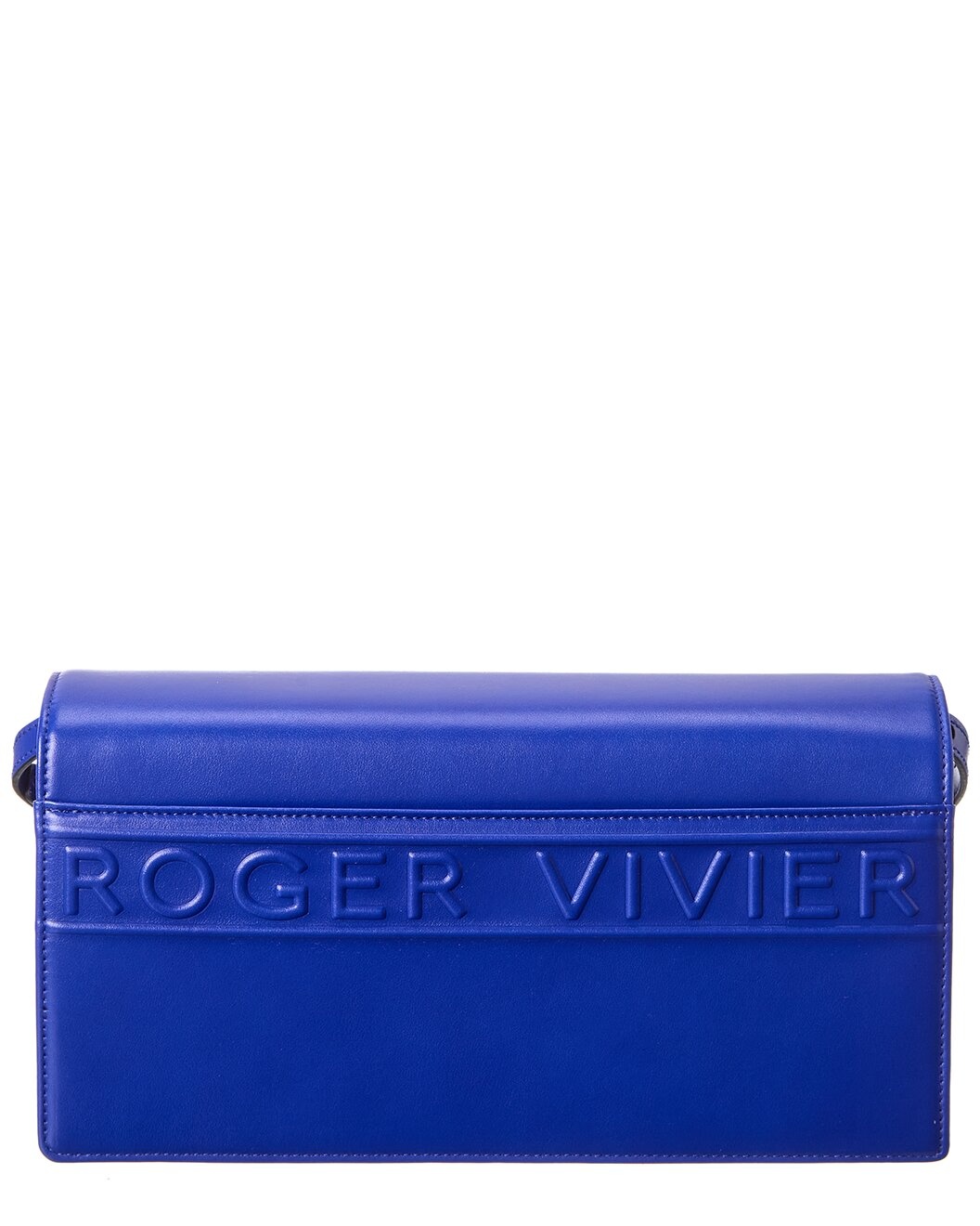 Roger Vivier Viv' Choc Leather Shoulder Bag - 2