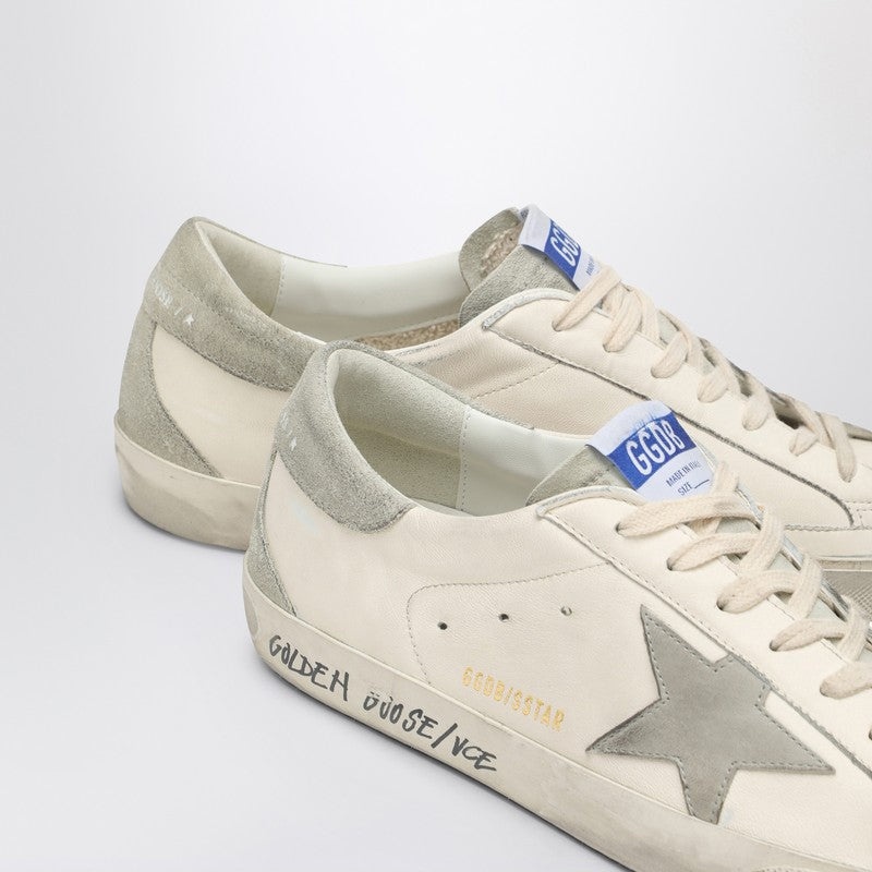 Golden Goose White/Grey Super-Star Sneaker Men - 5