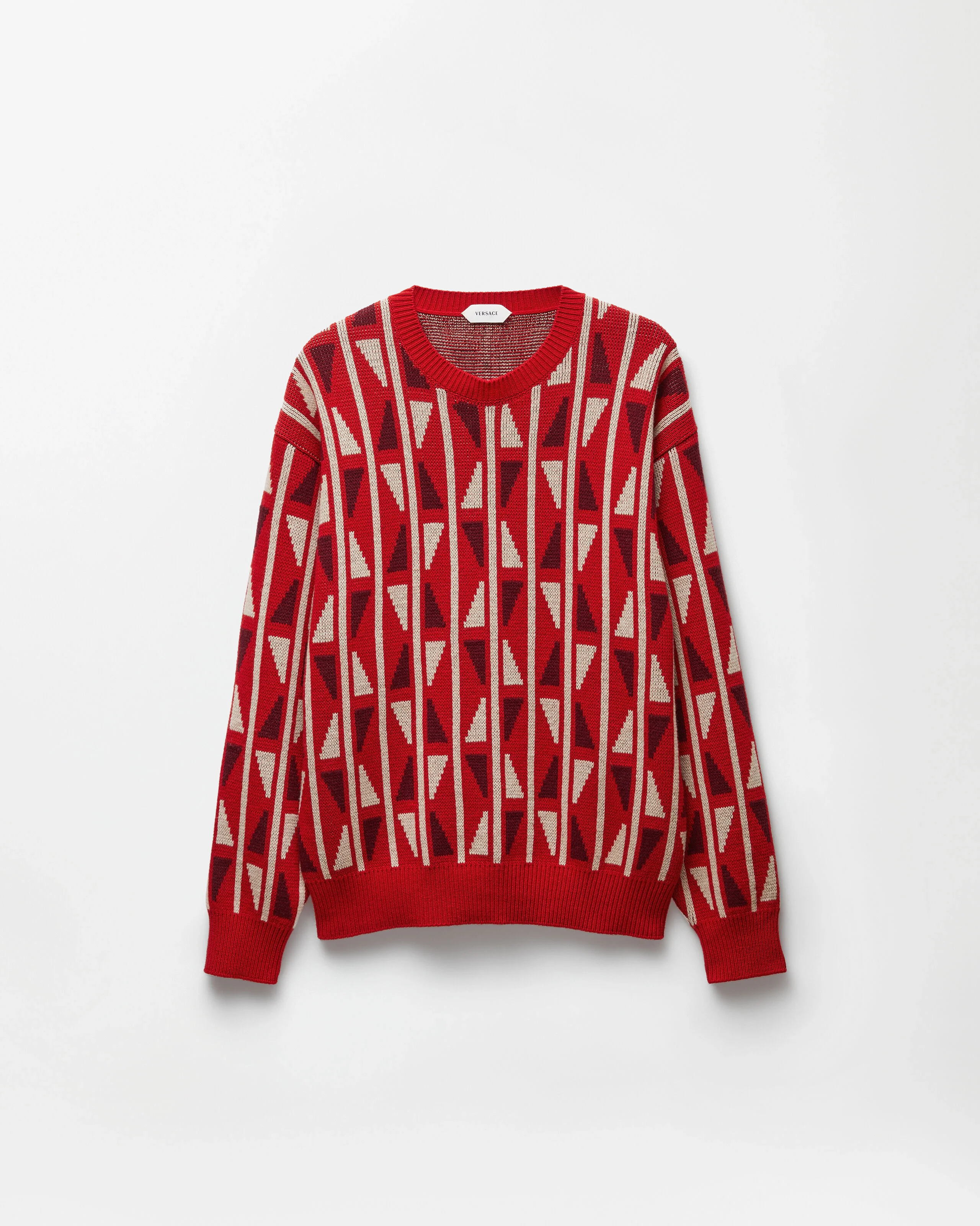 Jacquard Wool & Cashmere Knit Sweater - 1