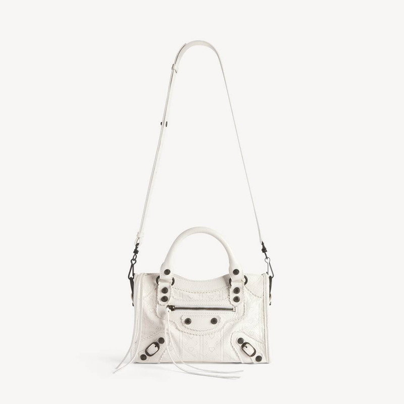 Women's Le City Bag Mini in Optic White 4