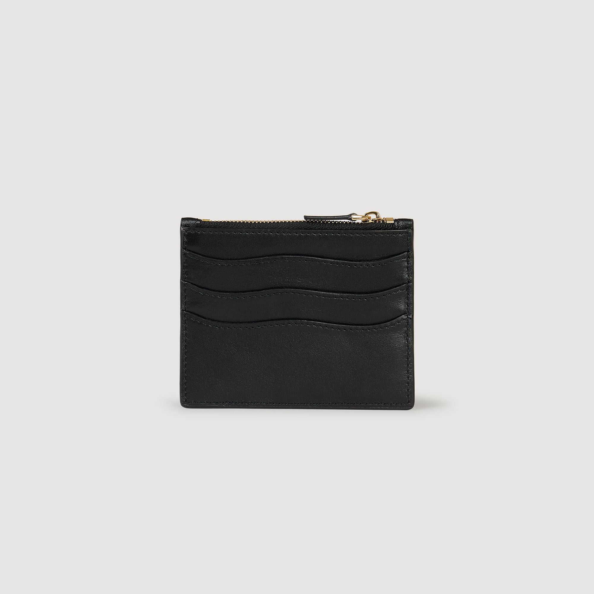 LEATHER AND SUEDE CARDHOLDER - 2
