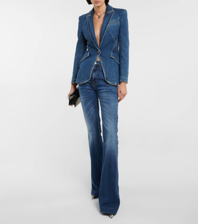 Alexander McQueen High-rise flared jeans outlook
