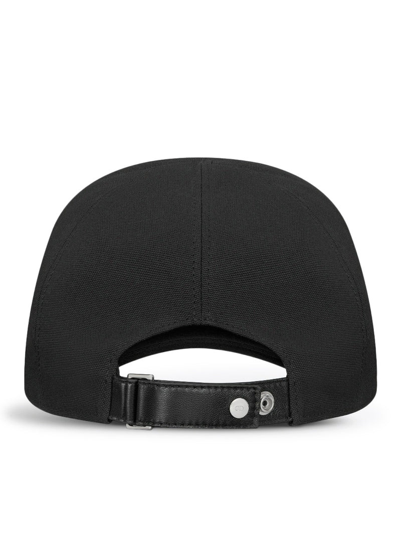 Christian Dior Men Cap With Handwritten Christian Dior Signature - 3