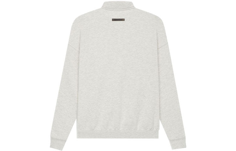 Fear of God Essentials SS21 Pullover Mockneck Light Heather Oatmeal FOG-SS21-596 - 3