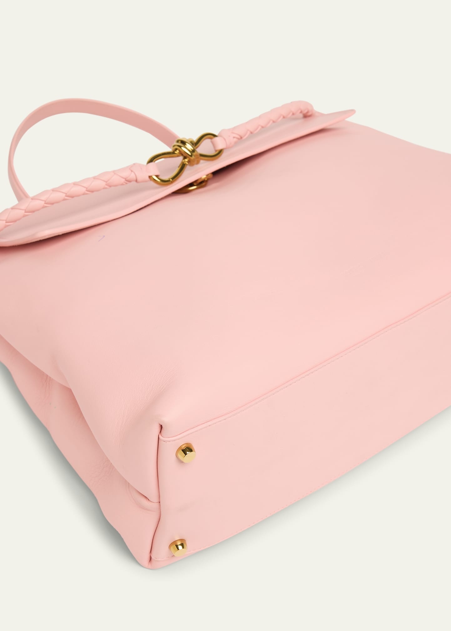 Andiamo Large Leather Top-Handle Bag - 5