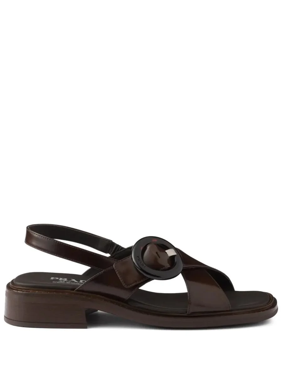 Prada Buckled Sandals - 1
