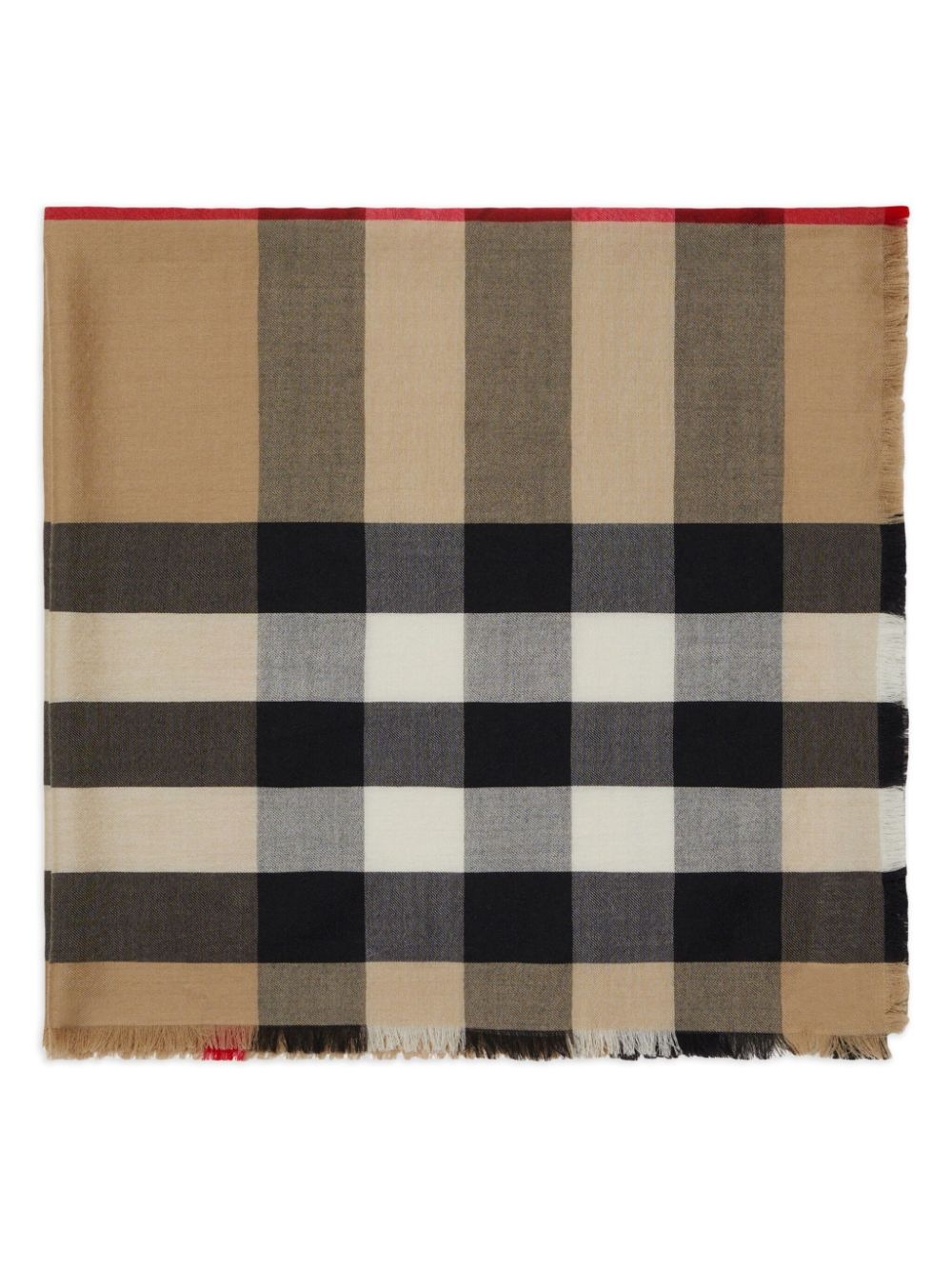 House Check cashmere scarf - 3