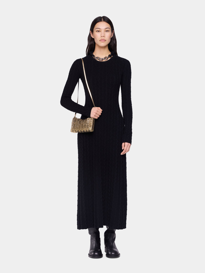rabanne LONG DRESS IN WOOL outlook