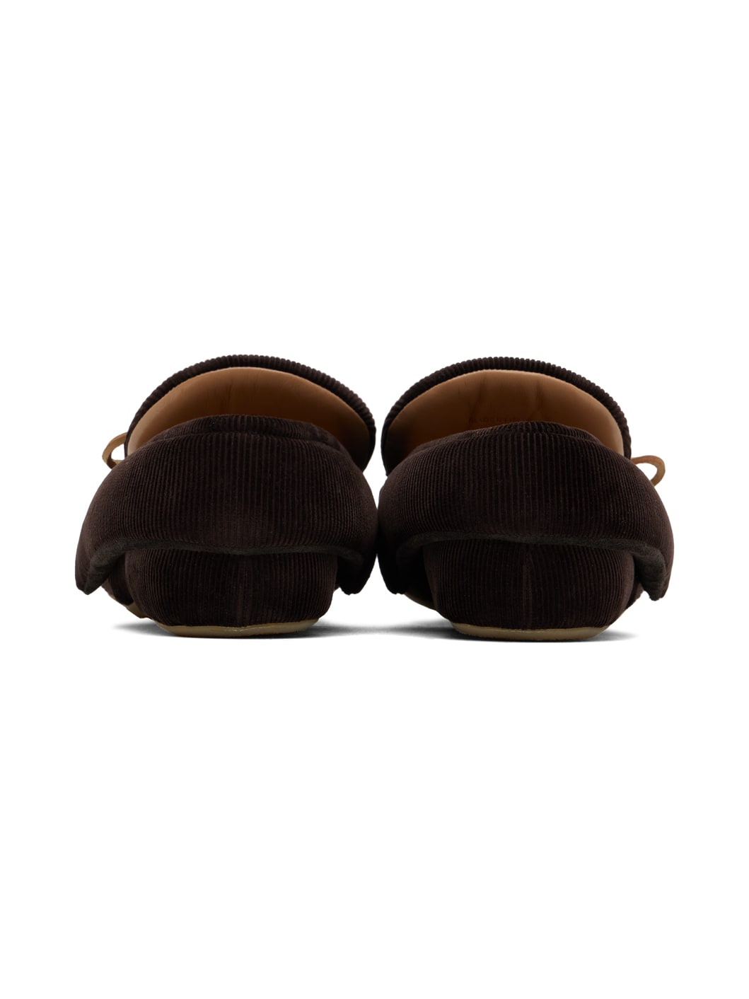 Brown Corduroy Loafers - 2