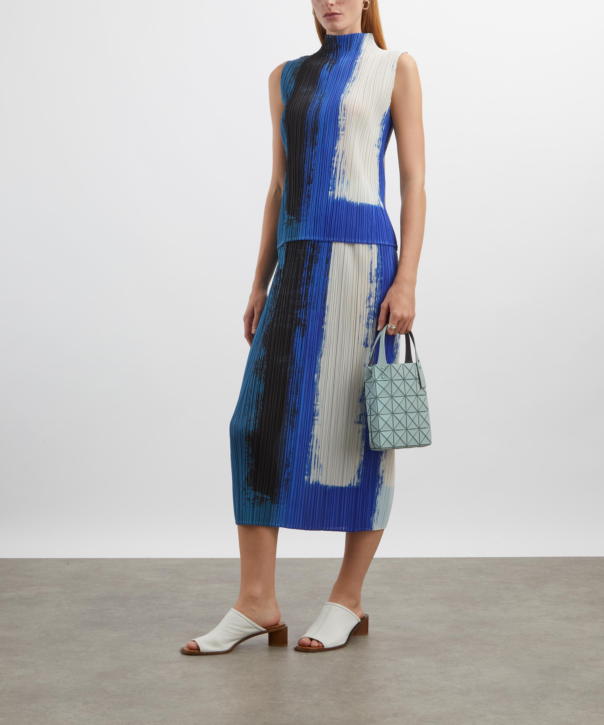 JUMP Blue Pleated Top - 2