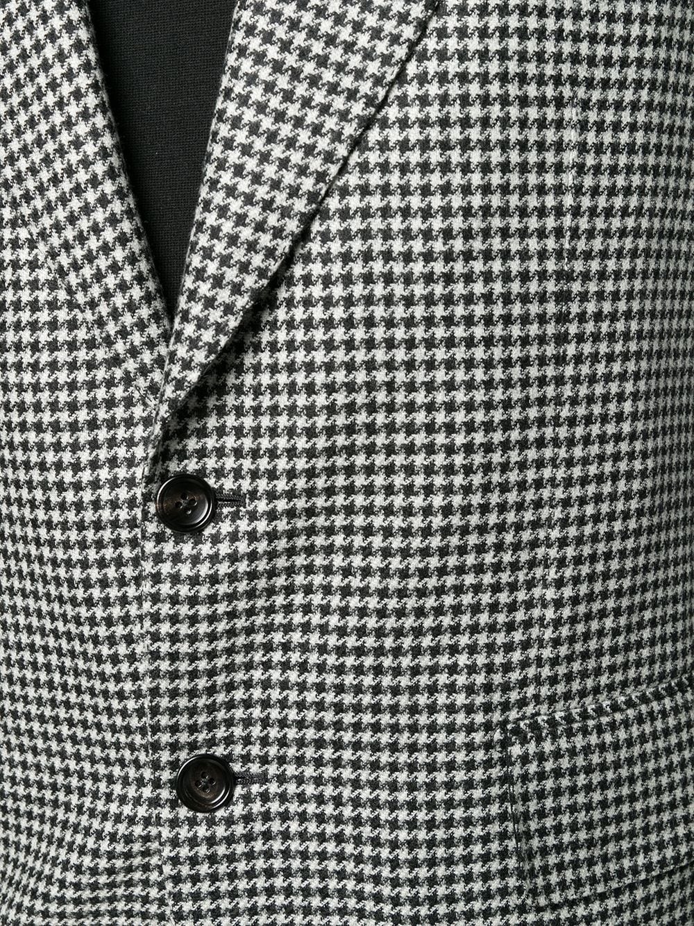 houndstooth wool blazer - 5