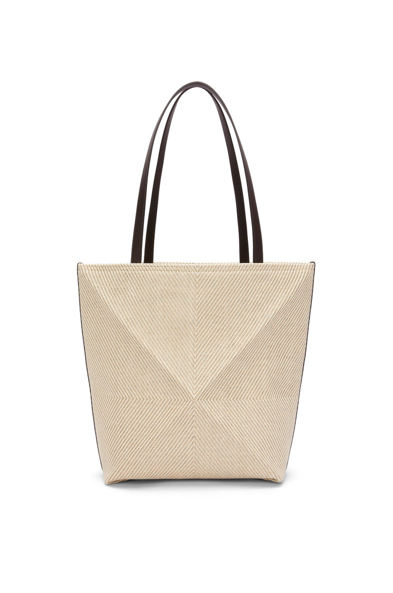 Puzzle Fold tote in cotton jacquard 5