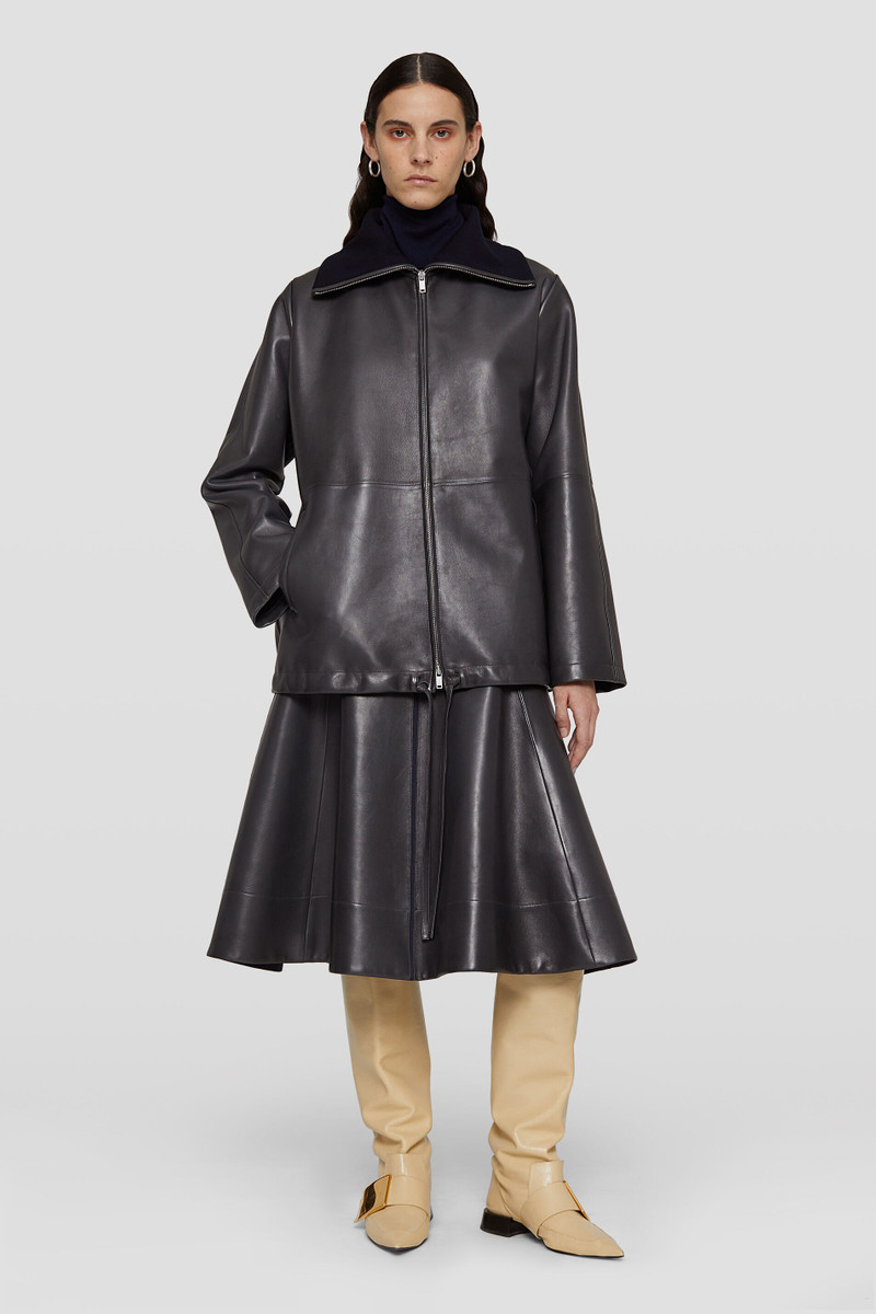 Jil Sander Zip-up Leather Jacket outlook