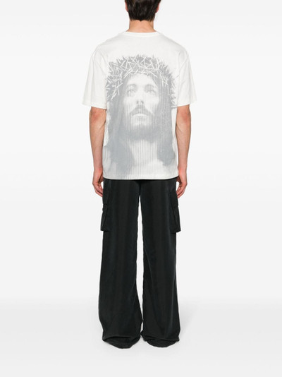 ih nom uh nit logo-print cotton T-shirt outlook